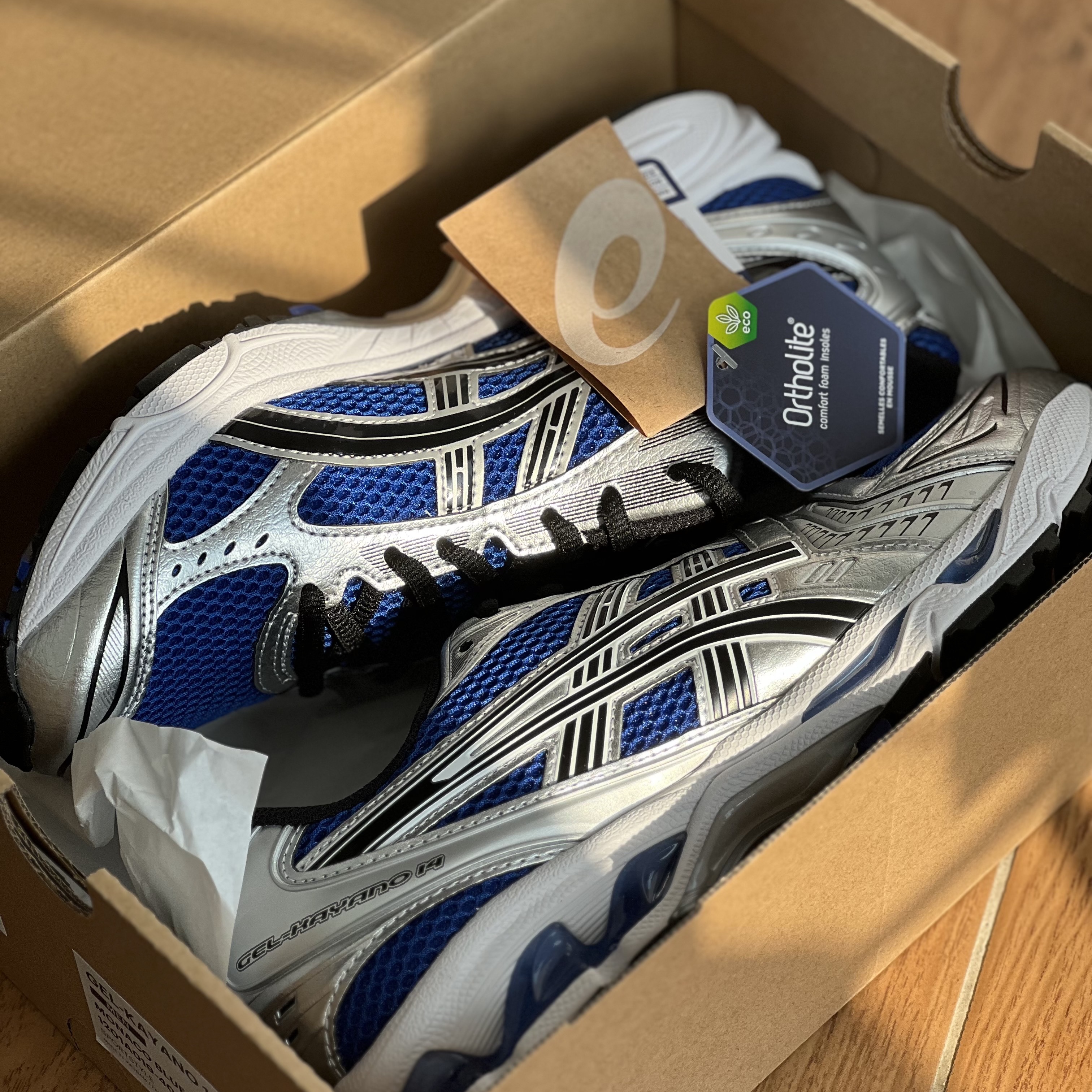 Asics Gel-Kayano 14 Monaco Blue Black 착용 스타일 - 2