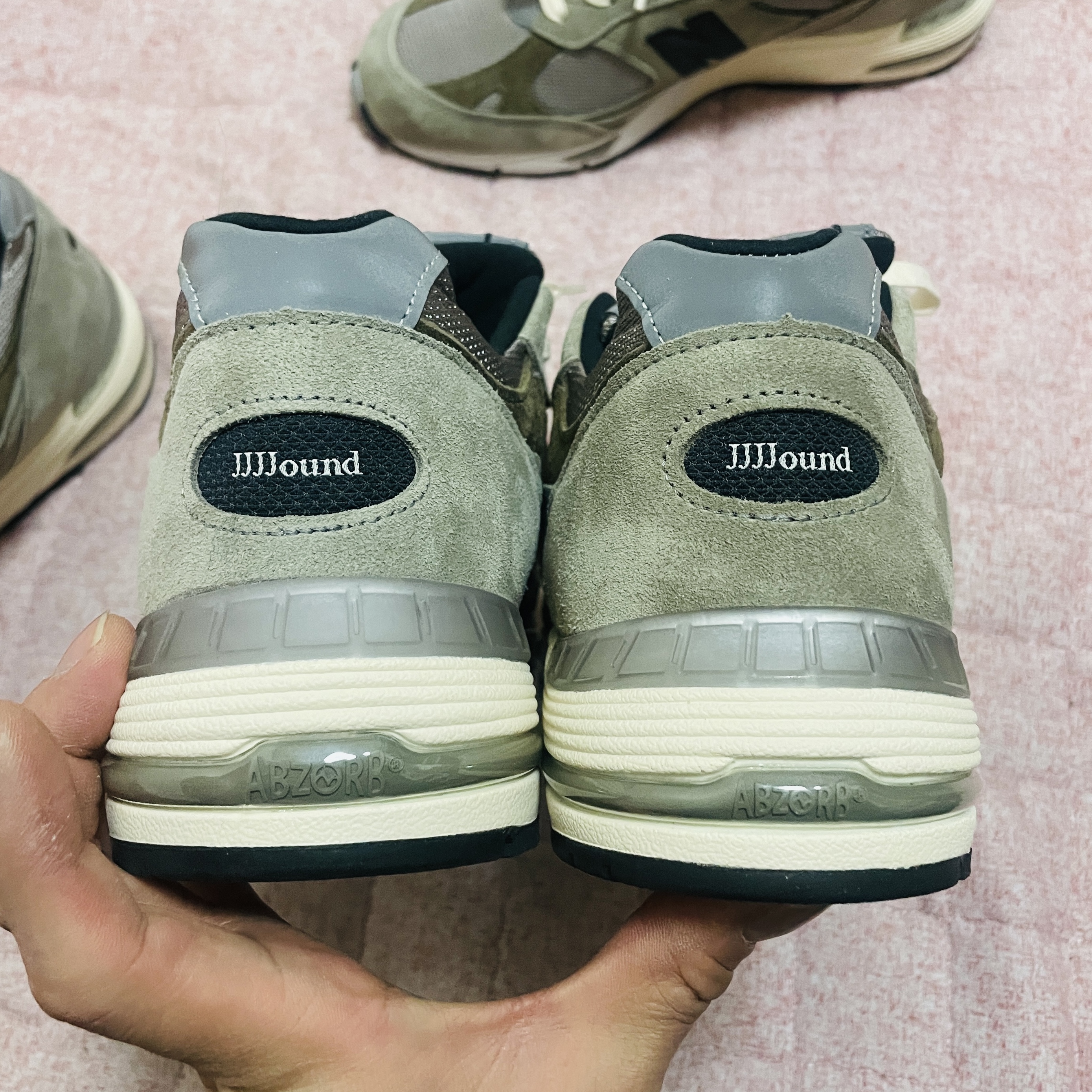 (W) New Balance x JJJJound 991 Made in UK Grey, New Balance x JJJJound 991 Made in UK Grey 착용 스타일 - 4