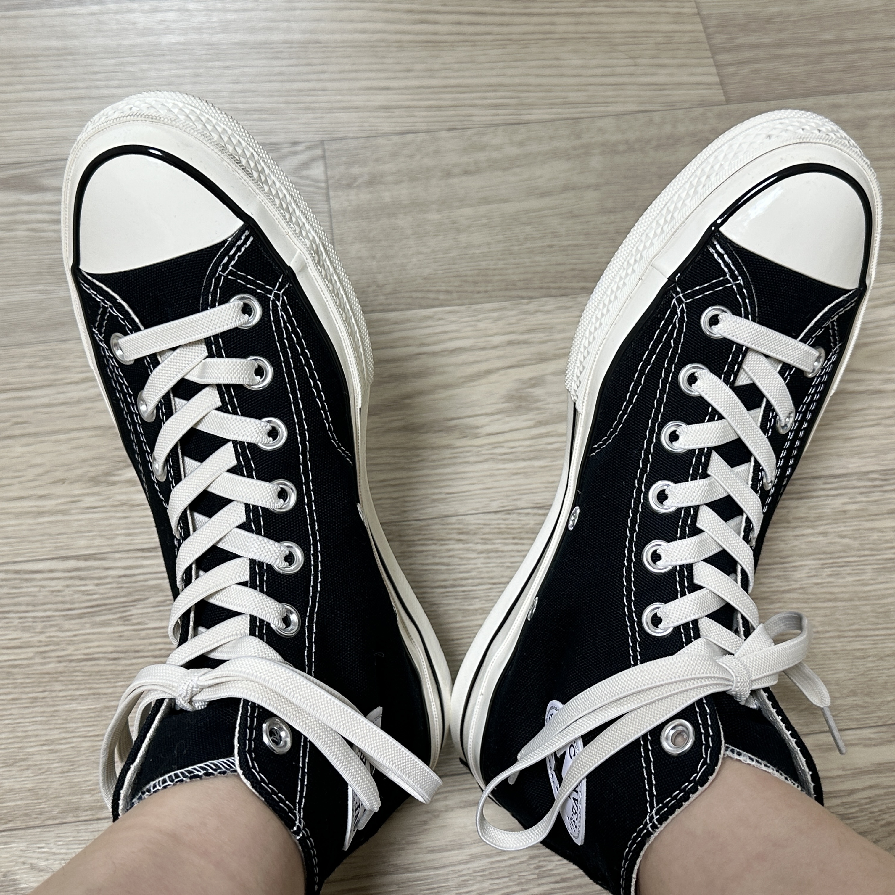 Converse Chuck 70 Hi Black 착용 스타일 - 1