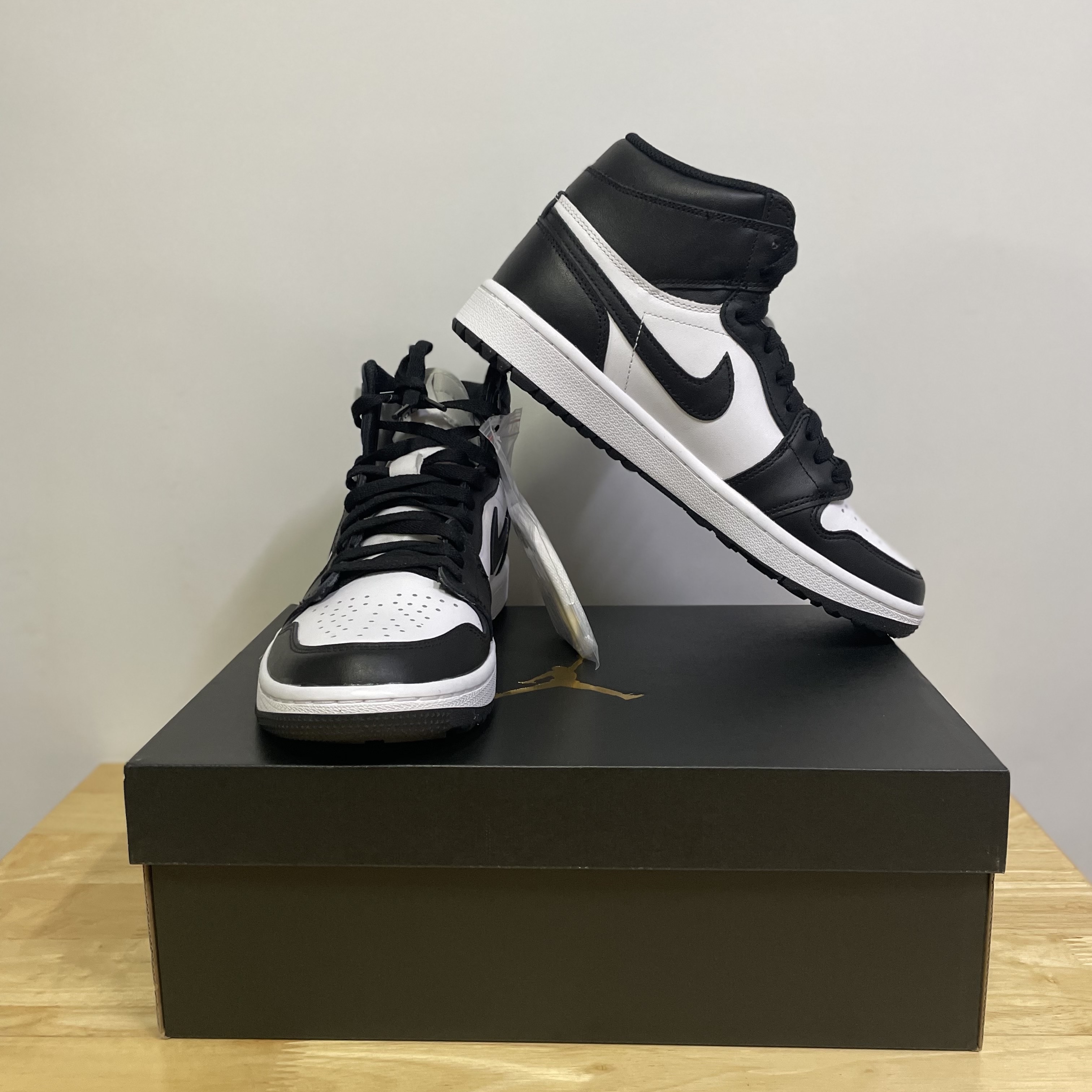 Jordan 1 High Golf White Black 착용 스타일 - 2