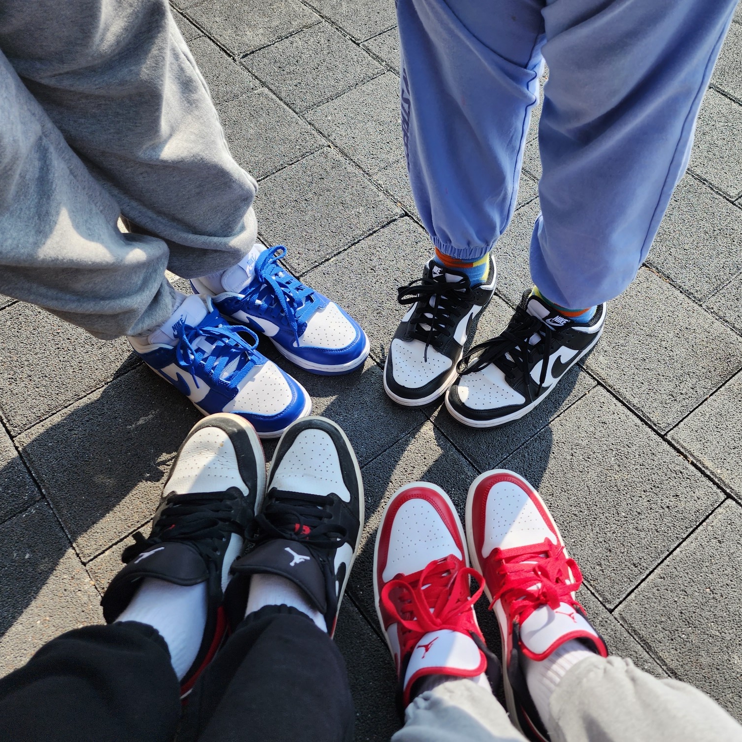 Nike Dunk Low SP Kentucky 2022, (W) Nike Dunk Low Black 착용 스타일
