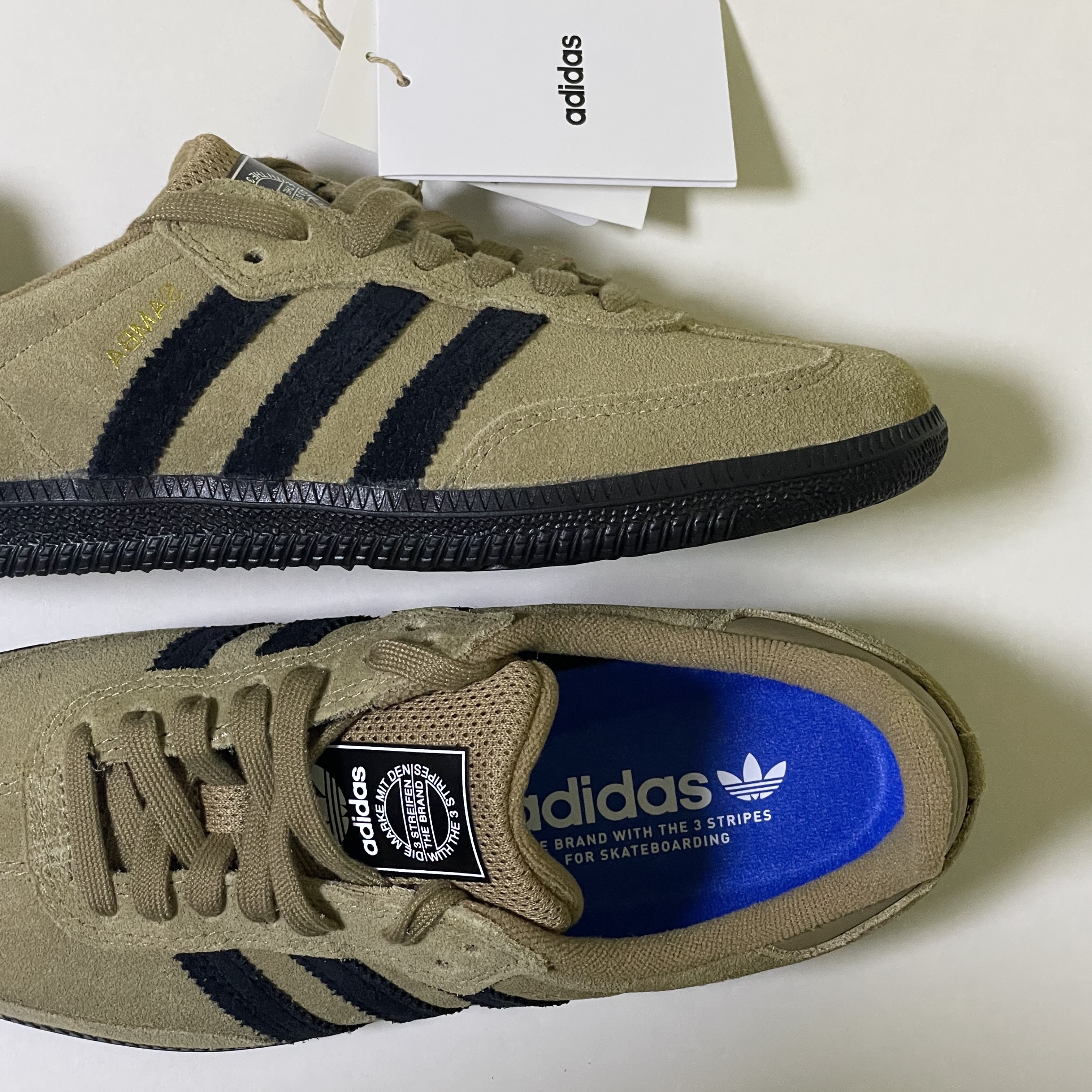 Adidas Samba ADV Cardboard 착용 스타일 - 2