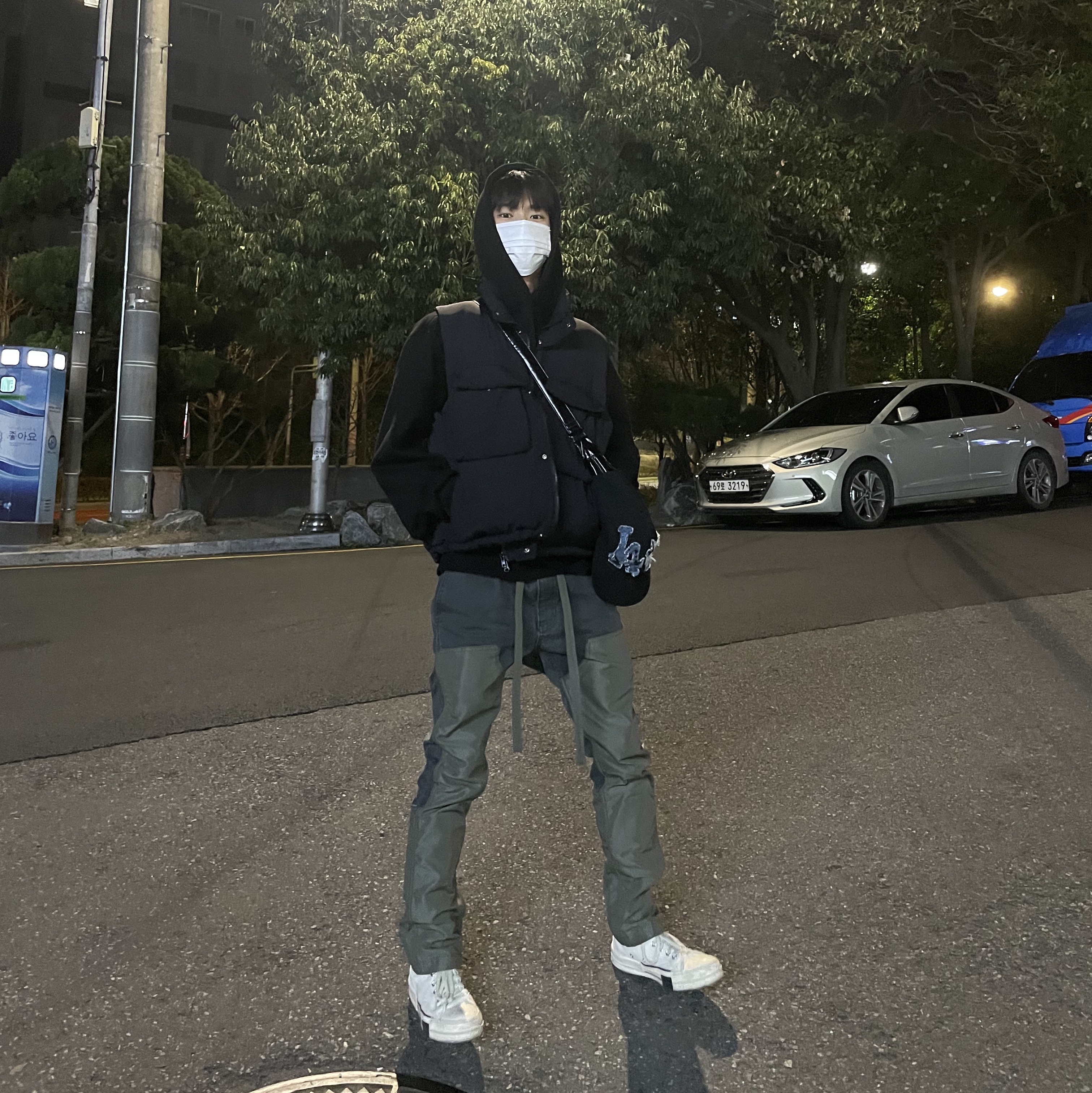 Converse x Drkshdw Drkstr Chuck 70 High Lily White 착용 스타일