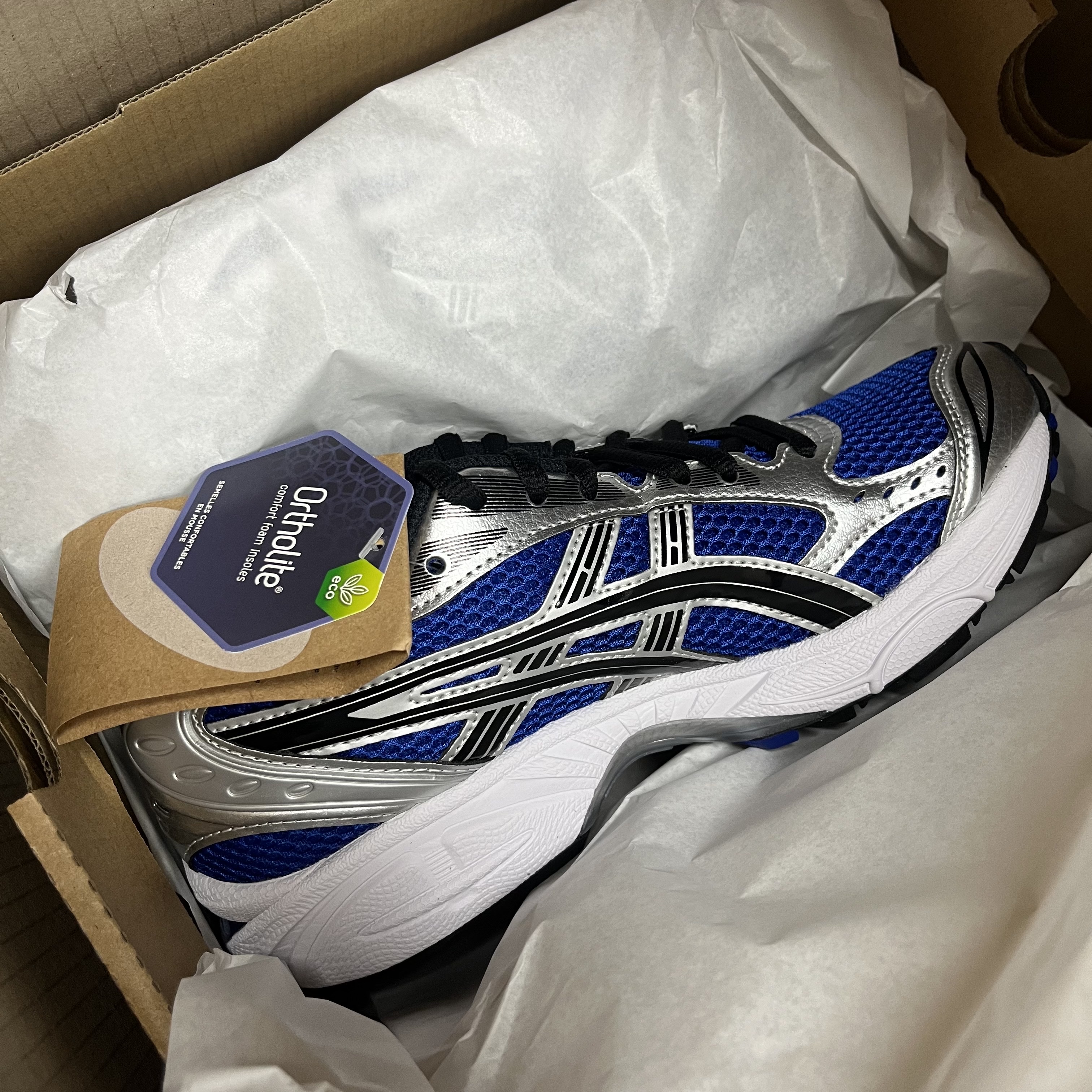 Asics Gel-Kayano 14 Monaco Blue Black 착용 스타일