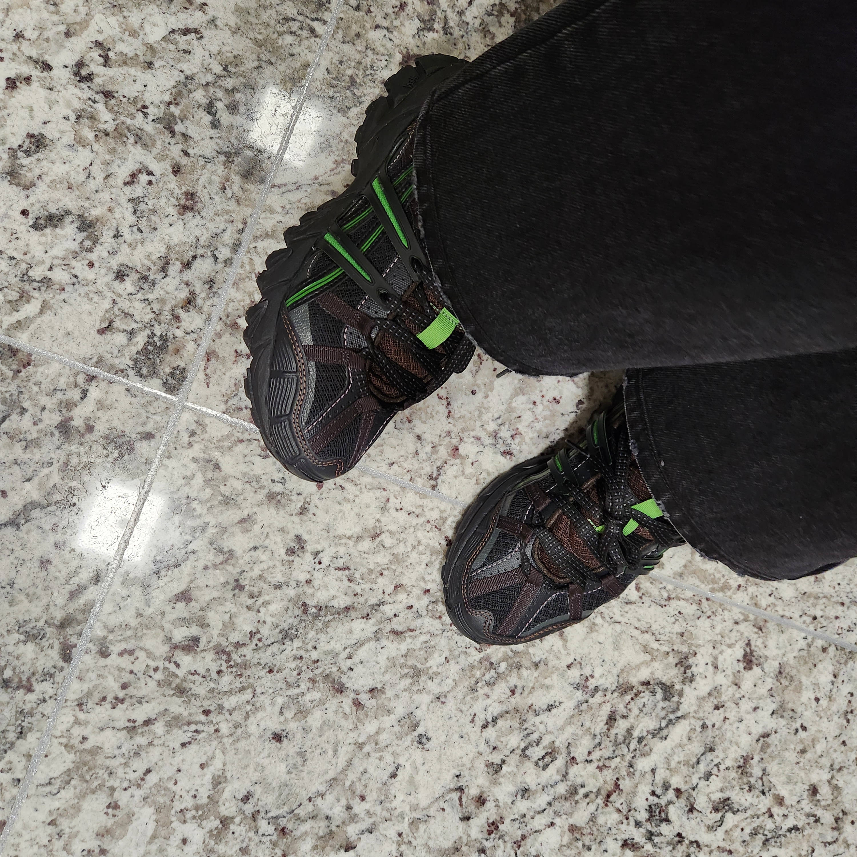 Asics x Andersson Bell Gel-Sonoma 15-50 Black Green 착용 스타일 - 2