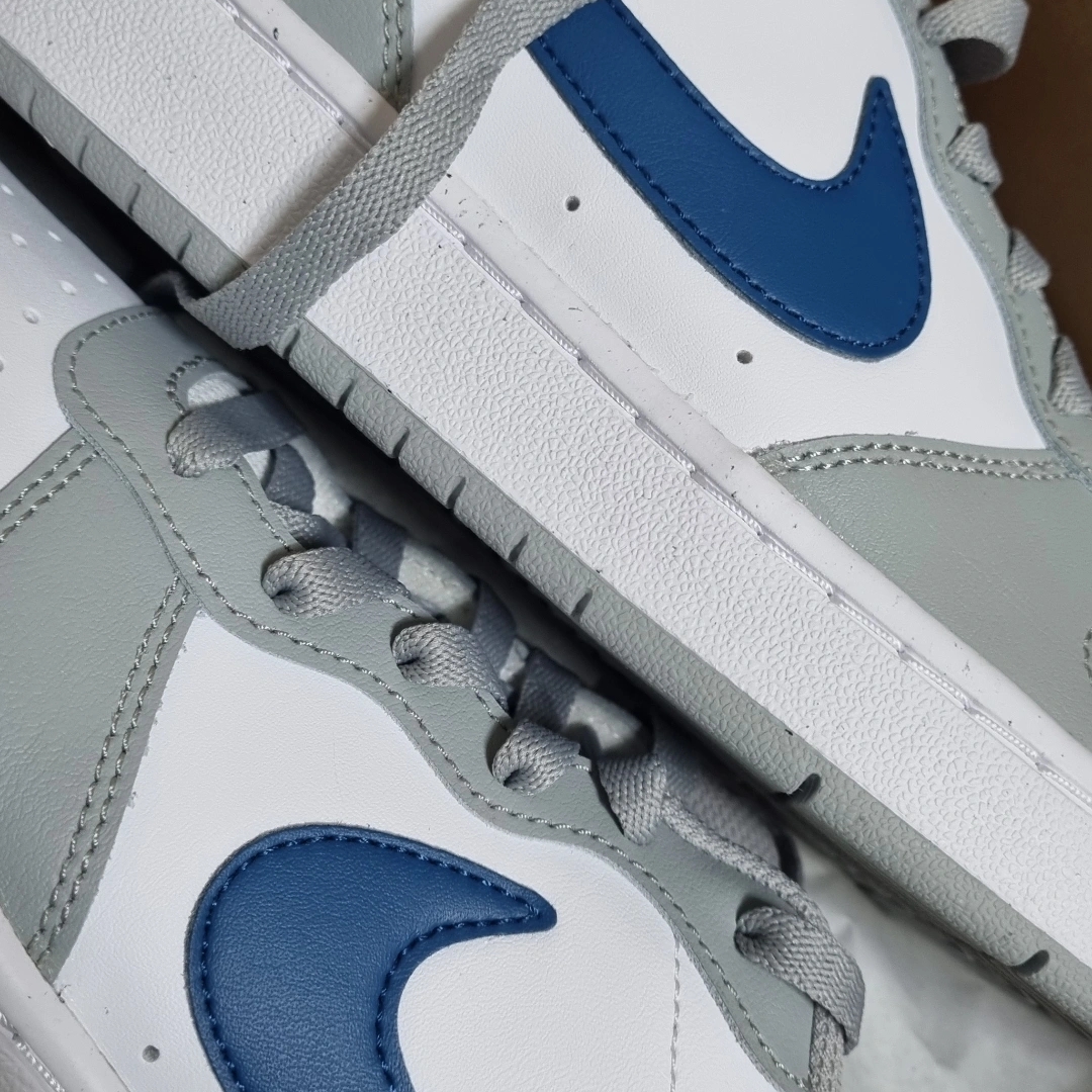 (GS) Nike Court Borough Low 2 Light Smoke Grey 착용 스타일