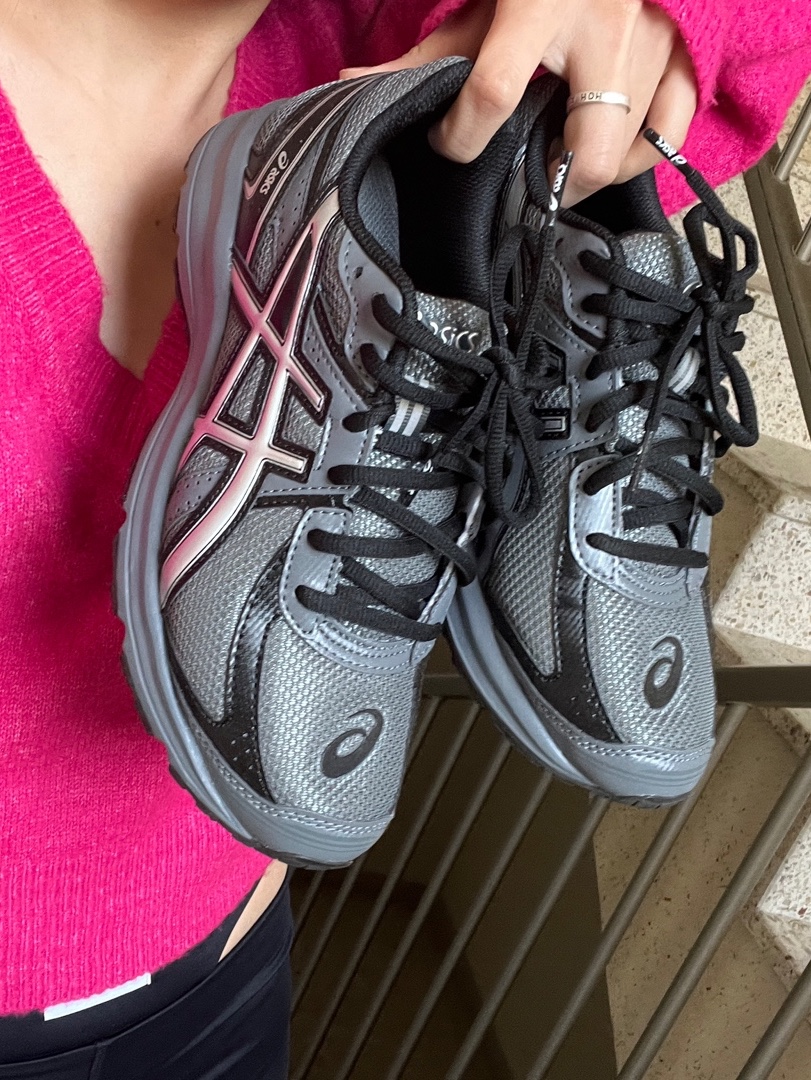 Asics Jog 100 S Steel Grey - 2E Wide 착용 스타일 - 4