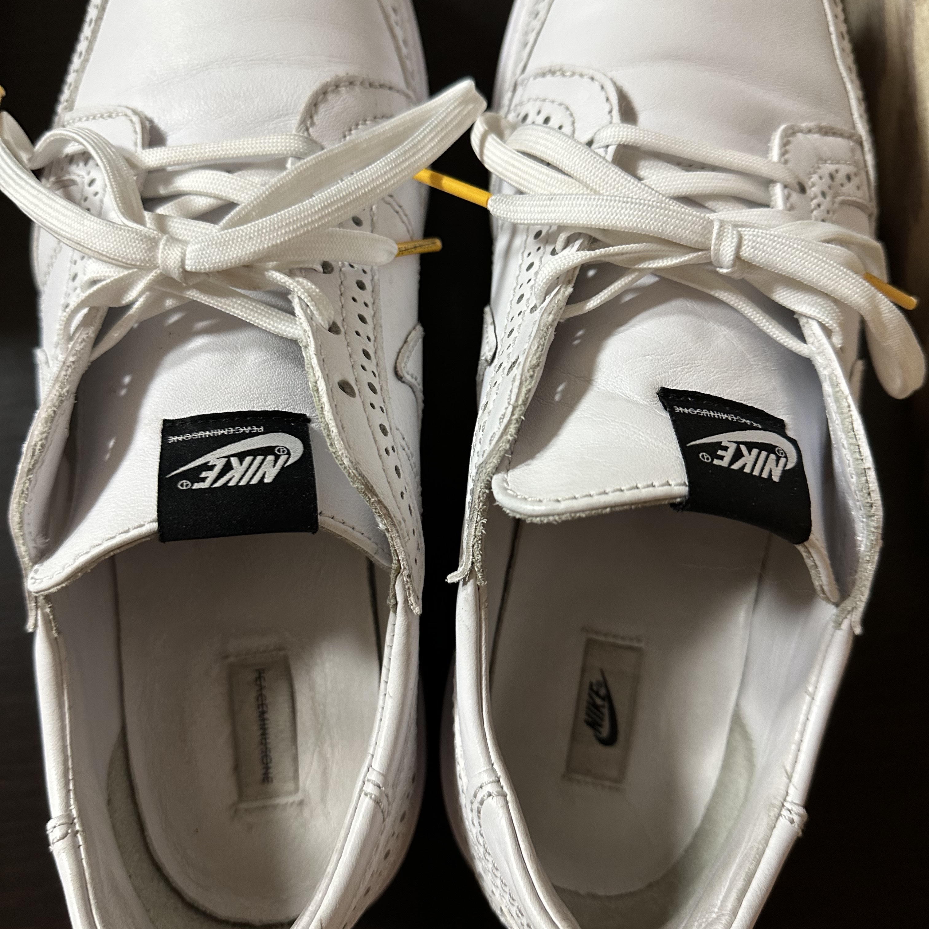Nike x Peaceminusone Kwondo1 White 착용 스타일 - 4