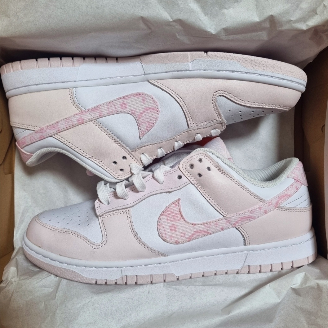 (W) Nike Dunk Low Pearl Pink 착용 스타일 - 2