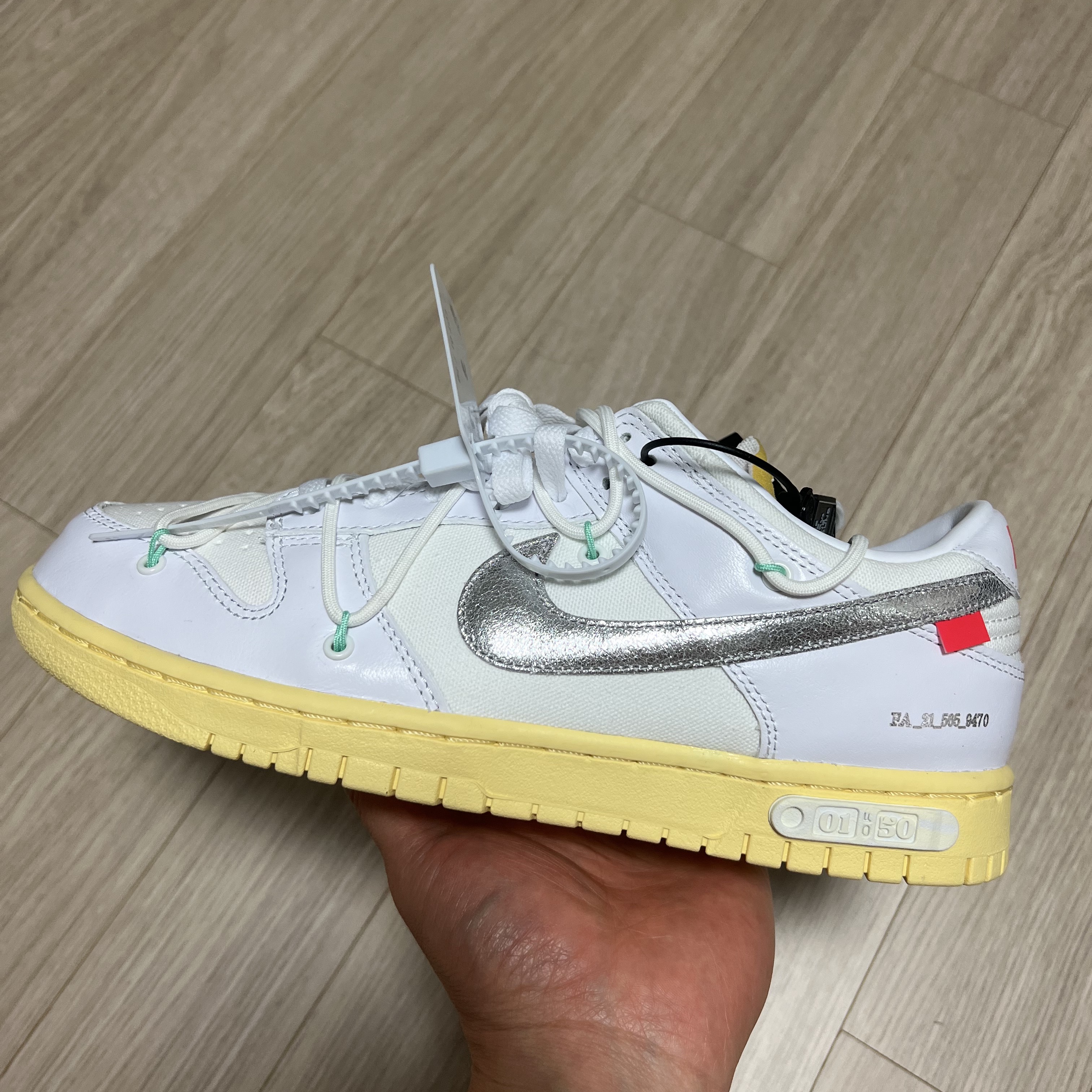 Nike x Off-White Dunk Low The 50 - Lot 1 착용 스타일