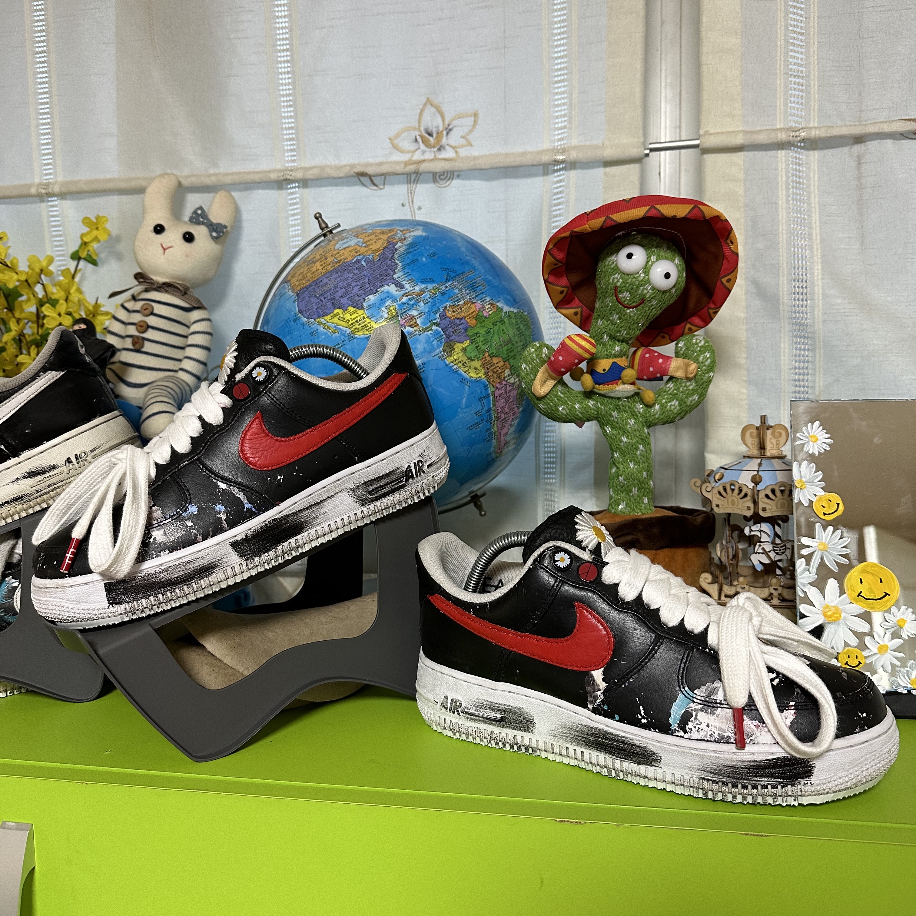 Nike x Peaceminusone Air Force 1 Low Para-Noise - Korea Exclusive 착용 스타일