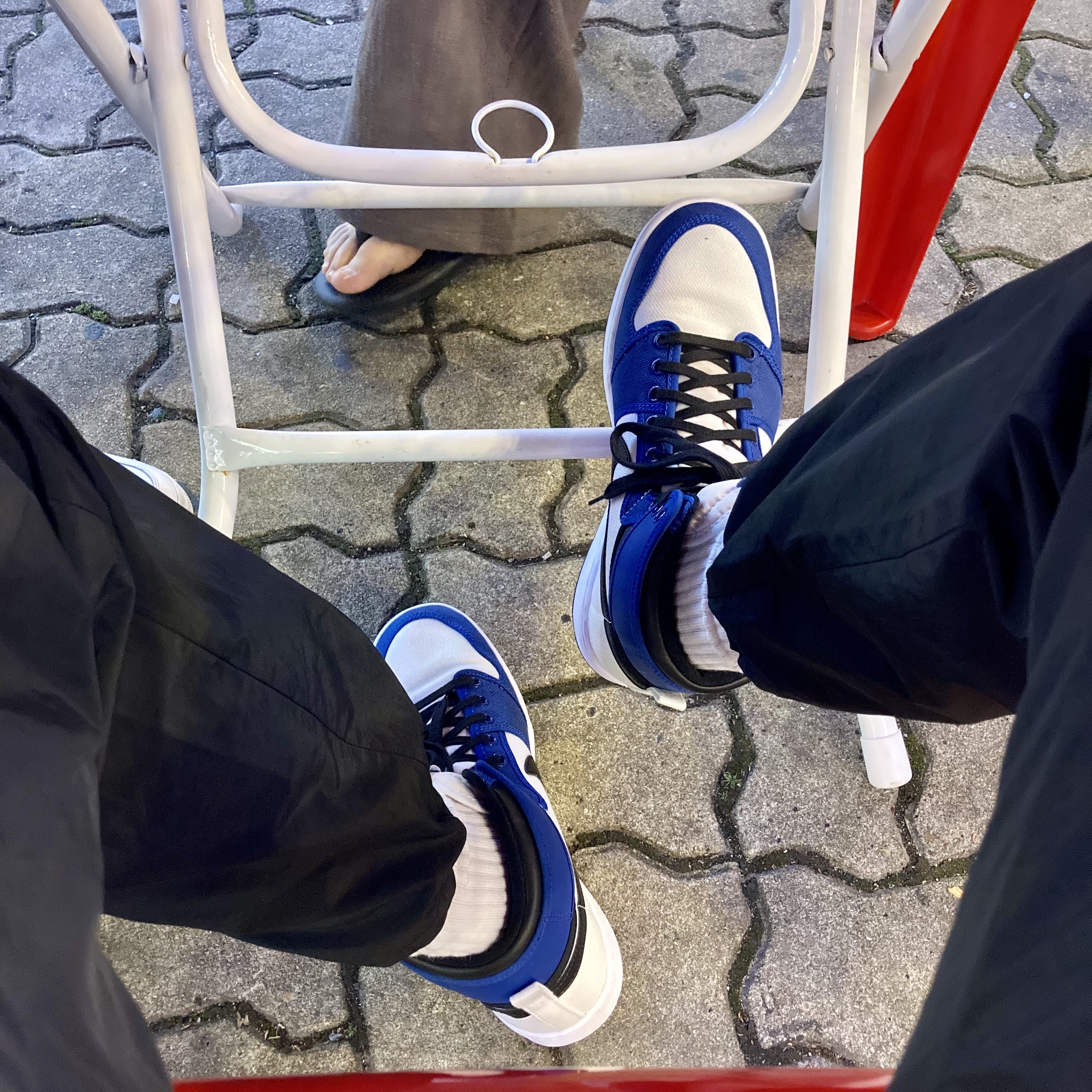 Jordan 1 KO Storm Blue 착용 스타일 - 1