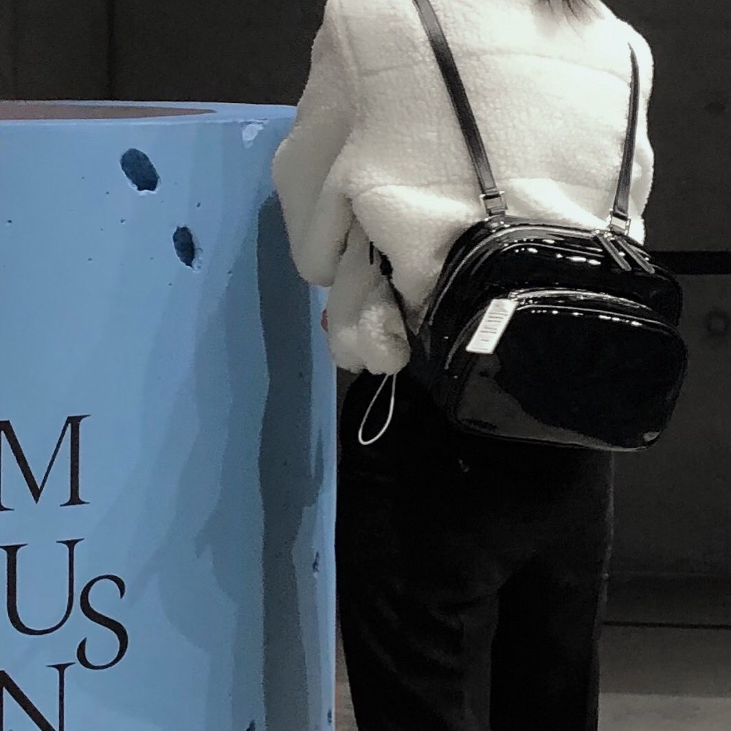 Nieeh Women Turtle Bag Black 착용 스타일