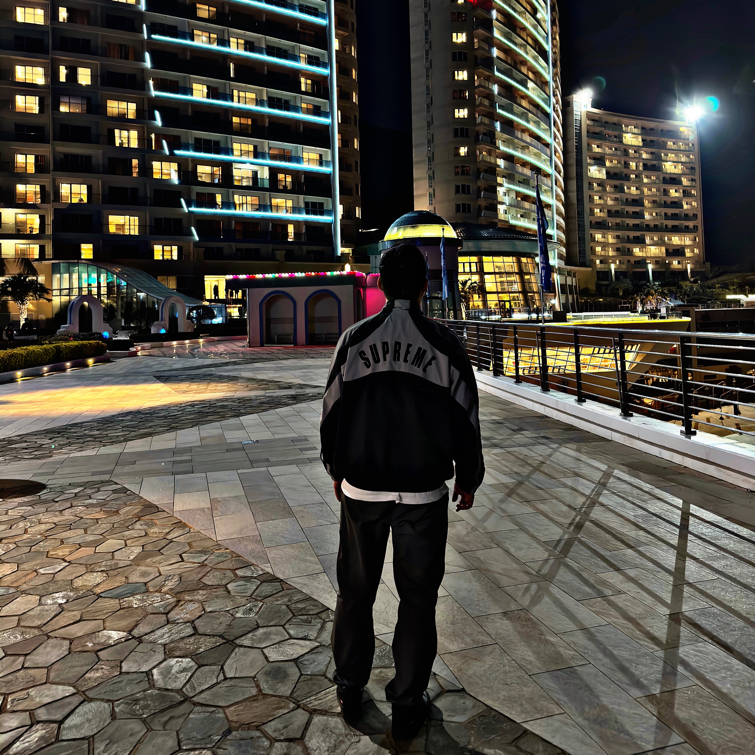 Supreme x Umbro Track Jacket Black - 23SS 착용 스타일