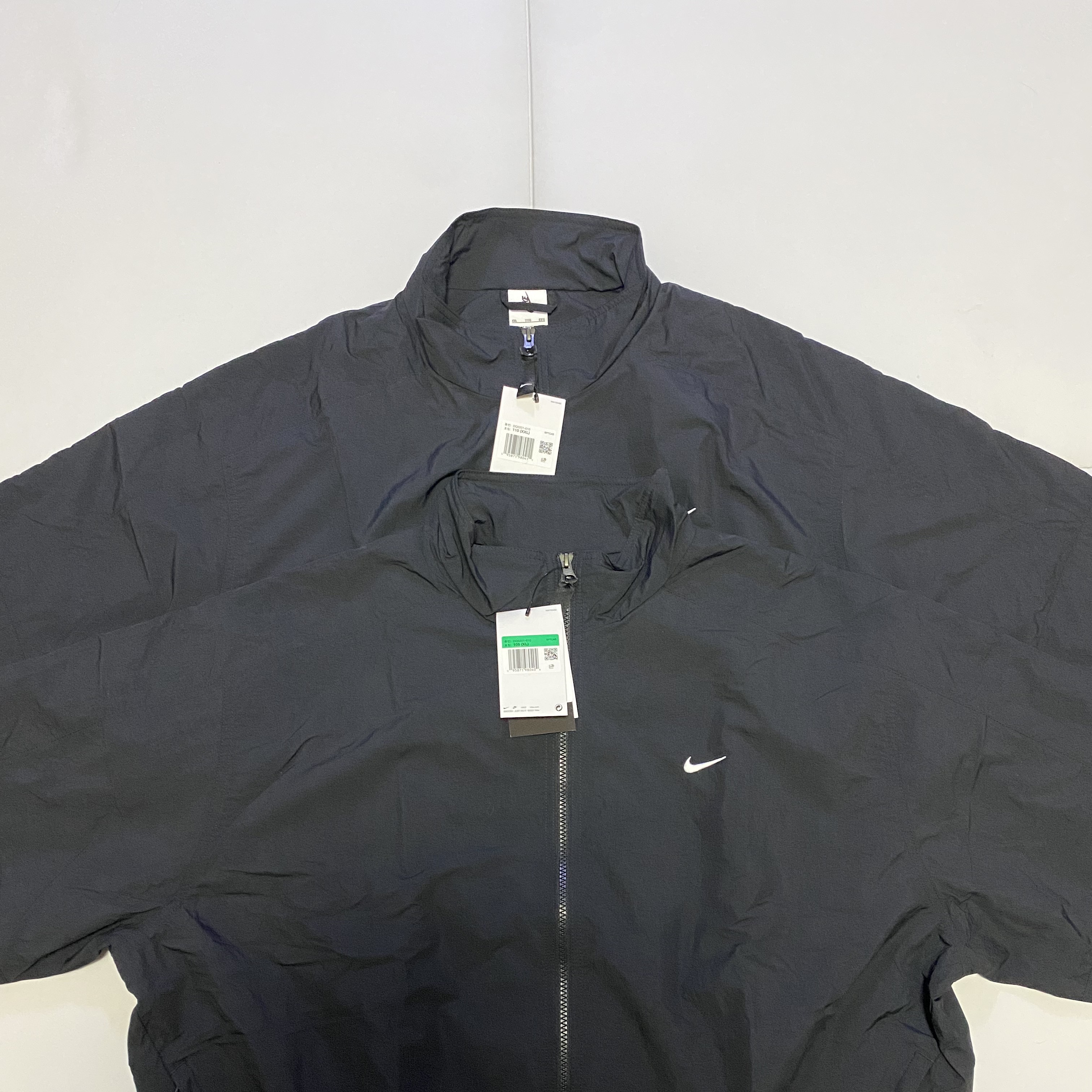 Nike NRG Solo Swoosh Woven Track Jacket Black - Asia 착용 스타일 - 1
