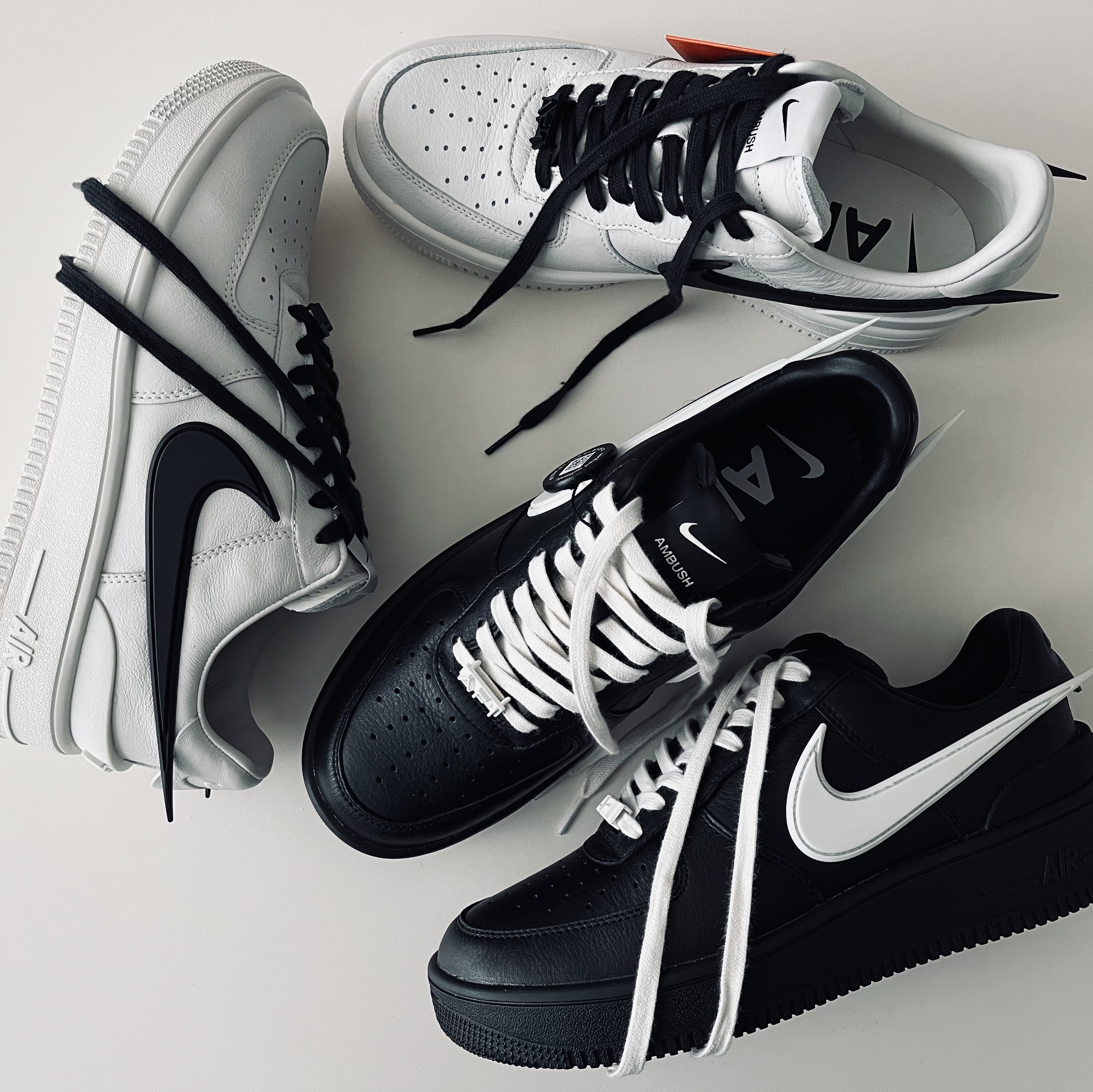 Nike x Ambush Air Force 1 Low SP Phantom, Nike x Ambush Air Force 1 Low SP Black 착용 스타일 - 1