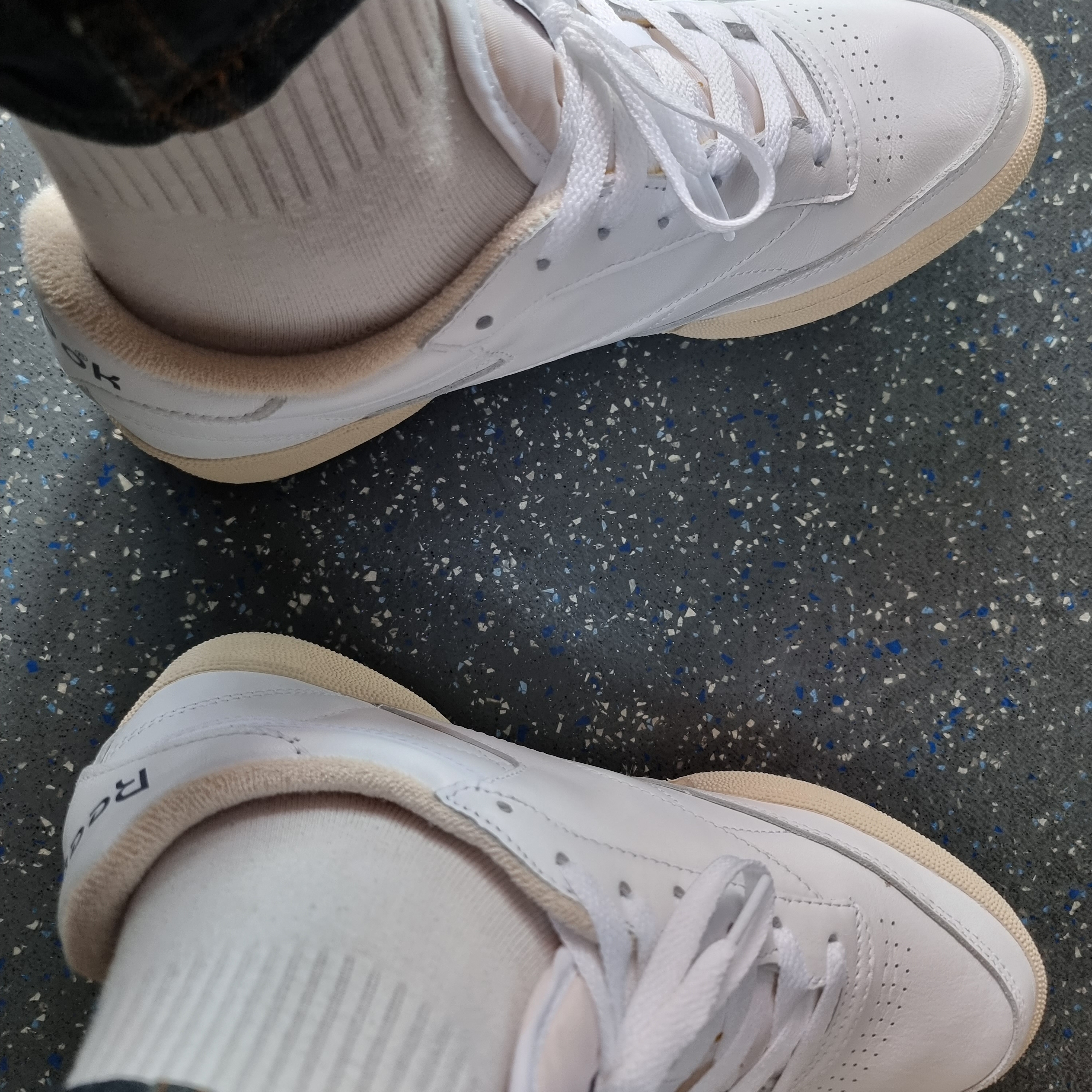 Reebok Club C 85 Vintage Retro White 착용 스타일