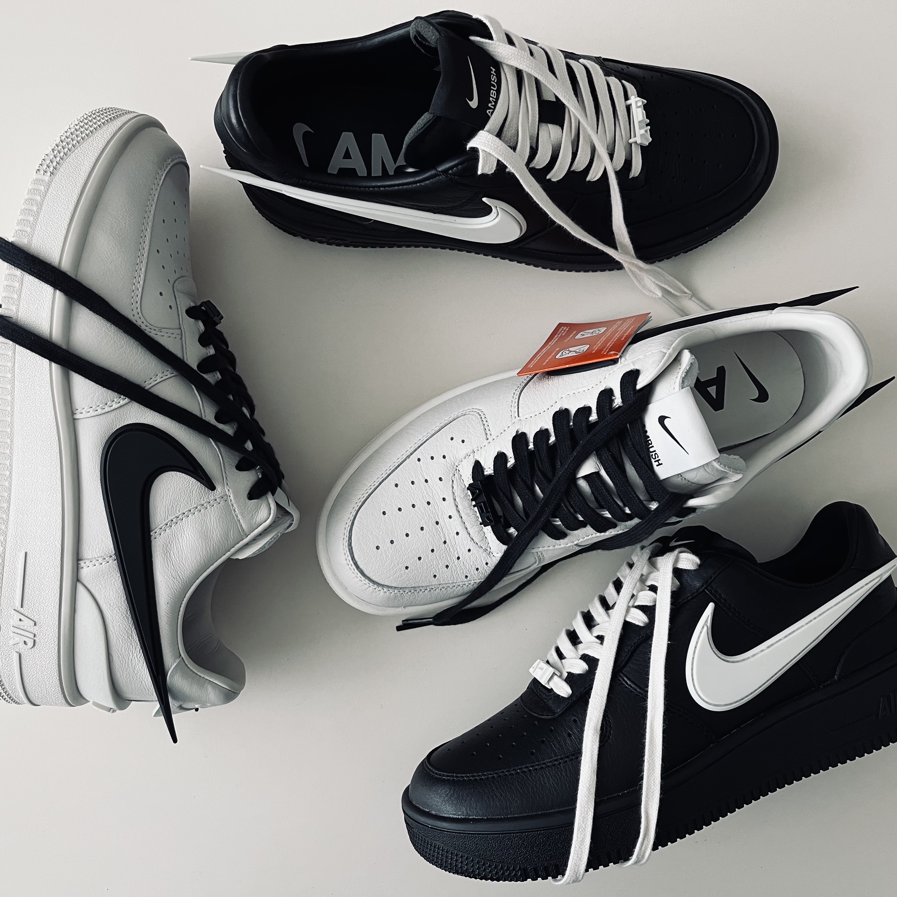 Nike x Ambush Air Force 1 Low SP Phantom, Nike x Ambush Air Force 1 Low SP Black 착용 스타일 - 2
