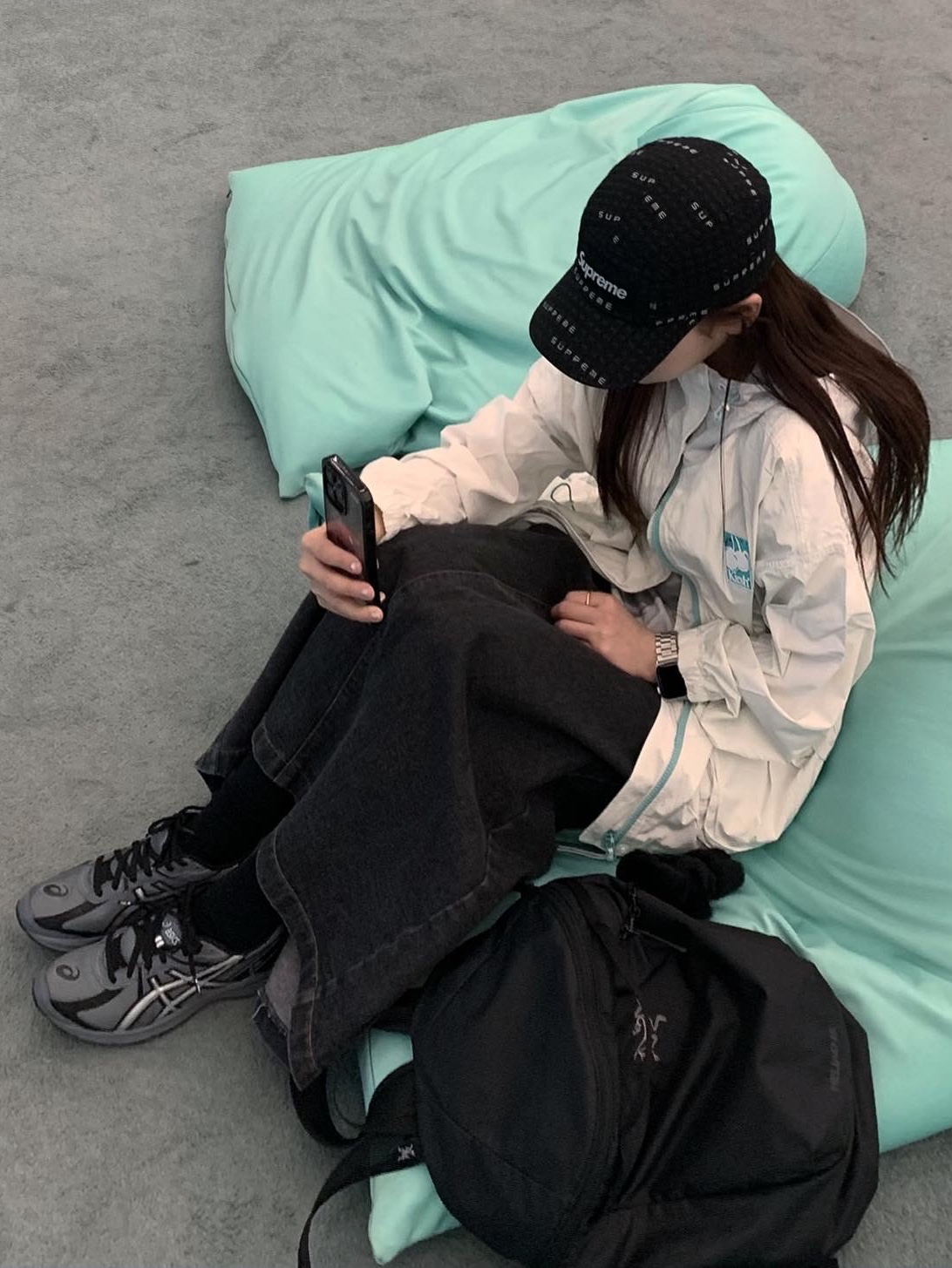 Asics Jog 100 S Steel Grey - 2E Wide, Arc'teryx Heliad 15 Backpack Black 착용 스타일