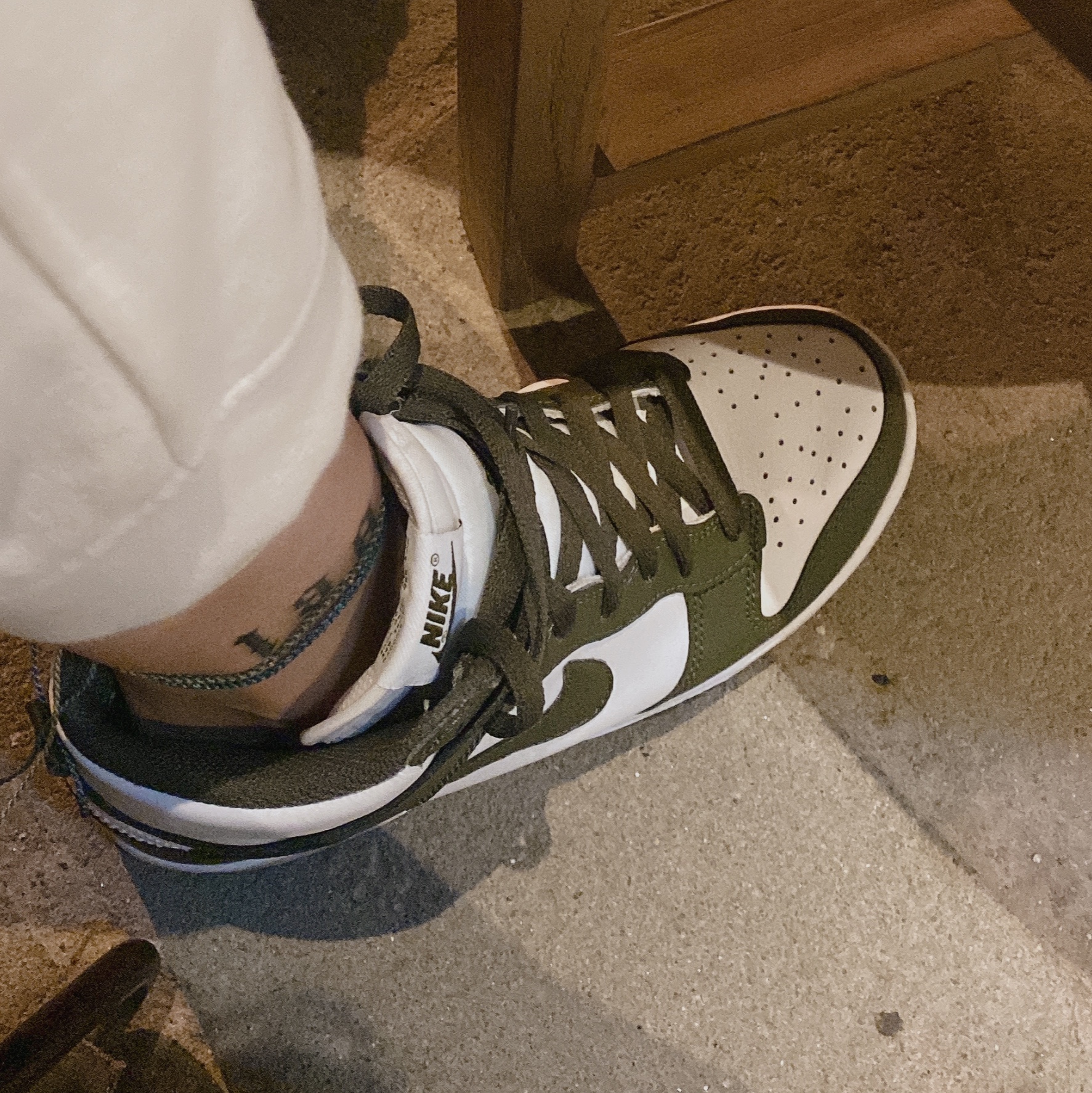 (GS) Nike Dunk High Cargo Khaki 착용 스타일