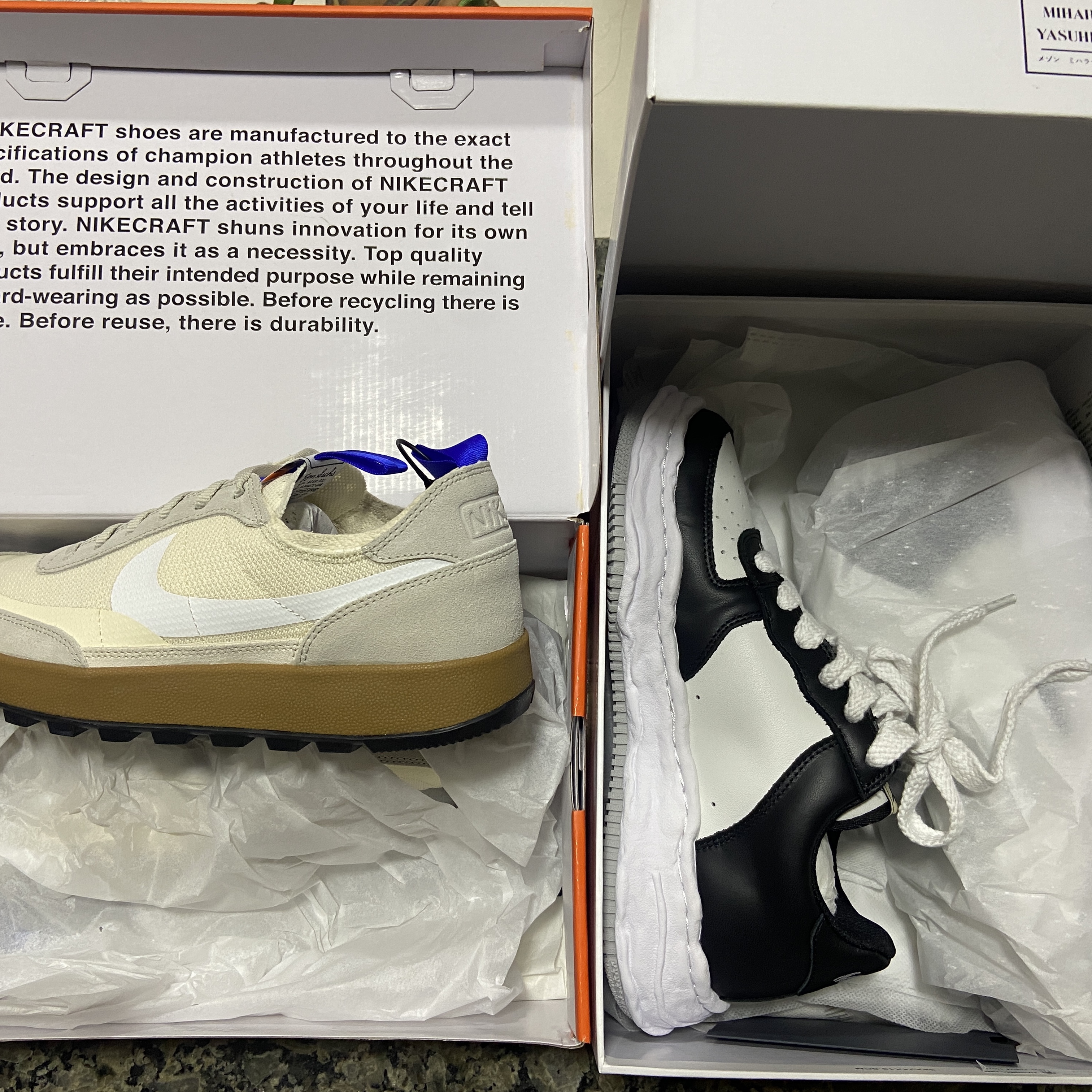 Nike x Tom Sachs General Purpose Shoe Light Cream 착용 스타일 - 2