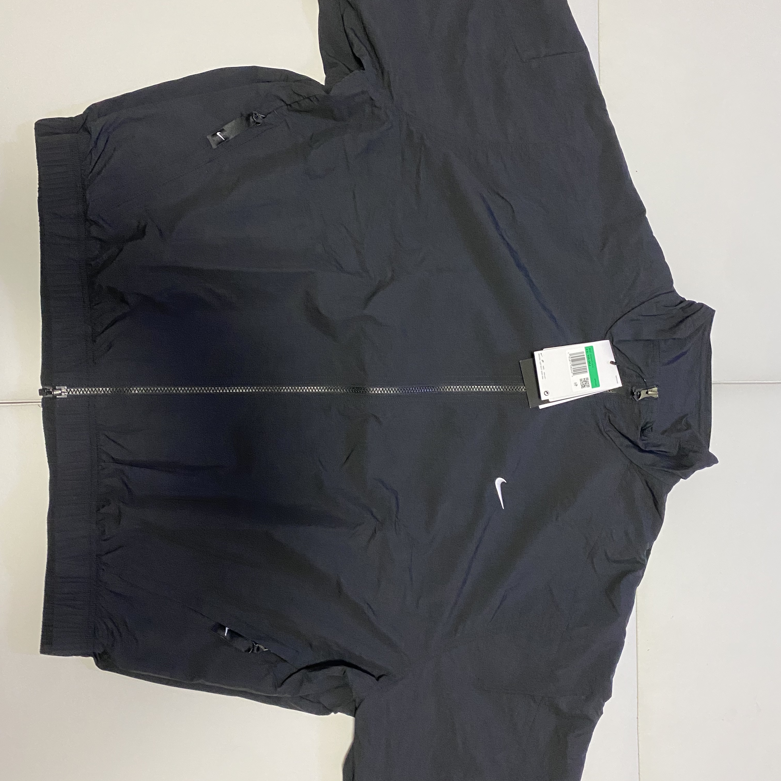Nike NRG Solo Swoosh Woven Track Jacket Black - Asia 착용 스타일 - 5