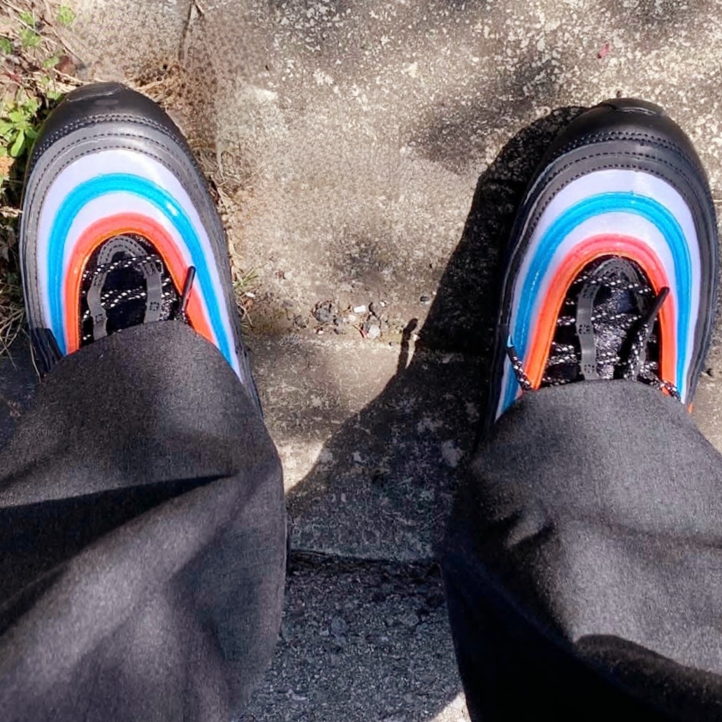 Nike Air Max 97 Neon Seoul 착용 스타일