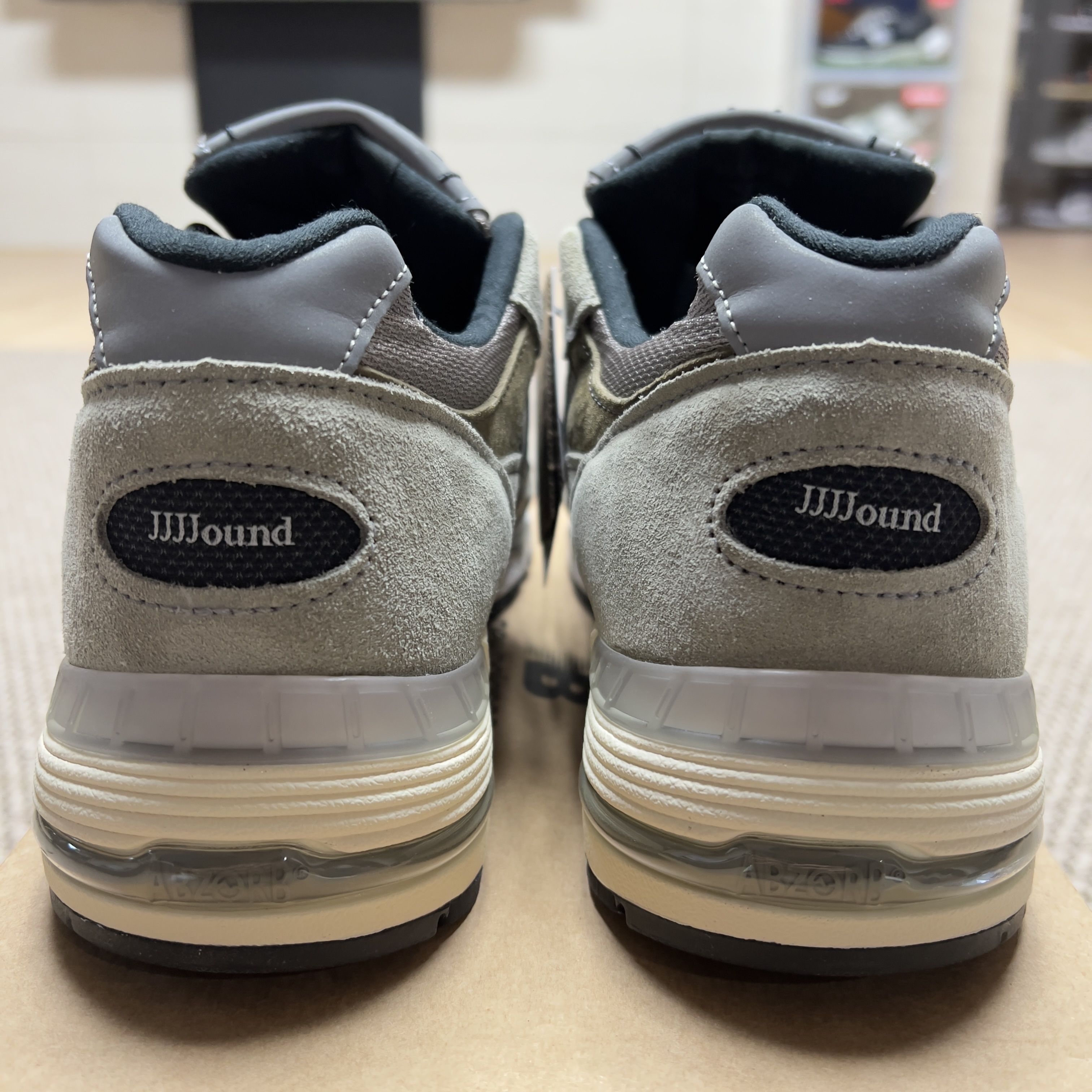New Balance x JJJJound 991 Made in UK Grey 착용 스타일