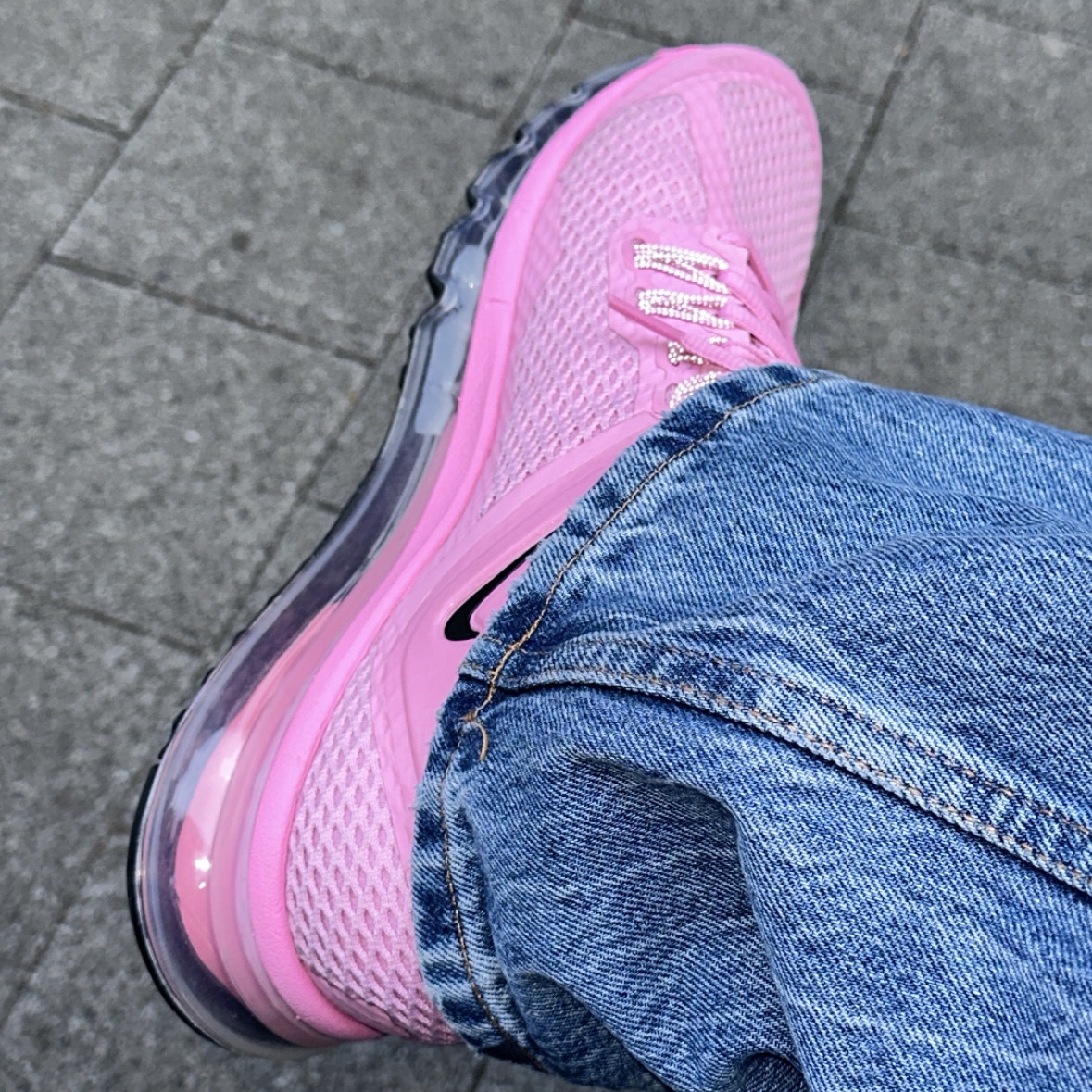 Nike x Stussy Air Max 2013 Psychic Pink 착용 스타일