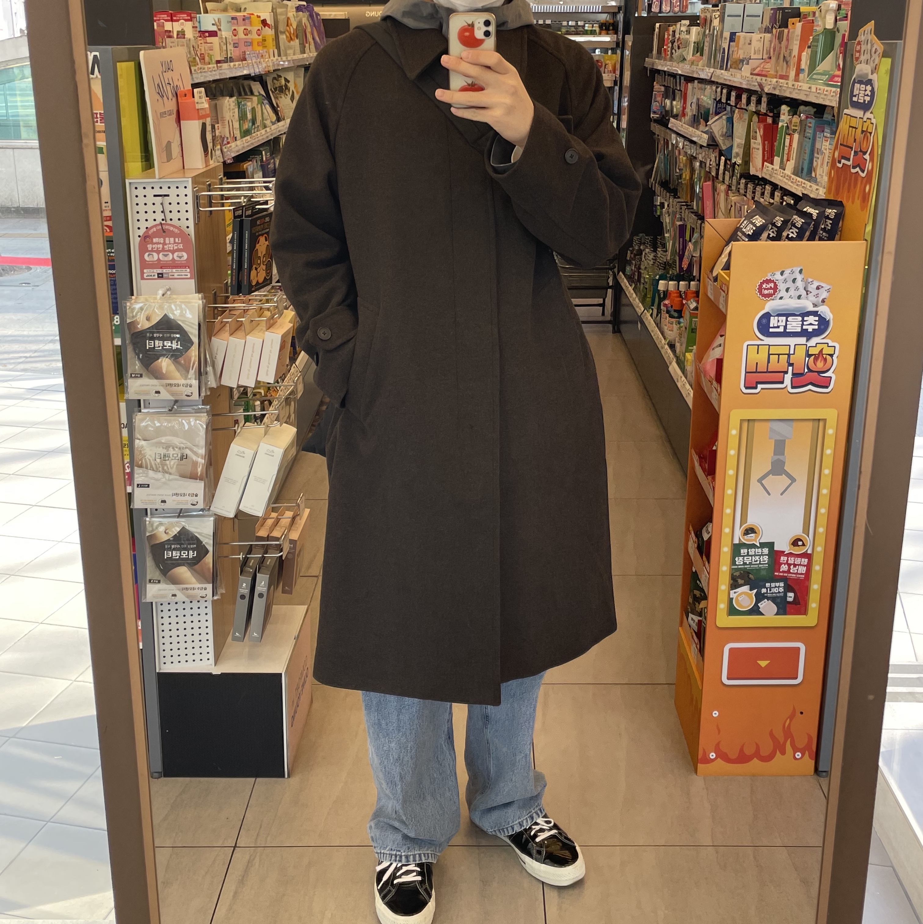 Converse One Star Ox Black 착용 스타일