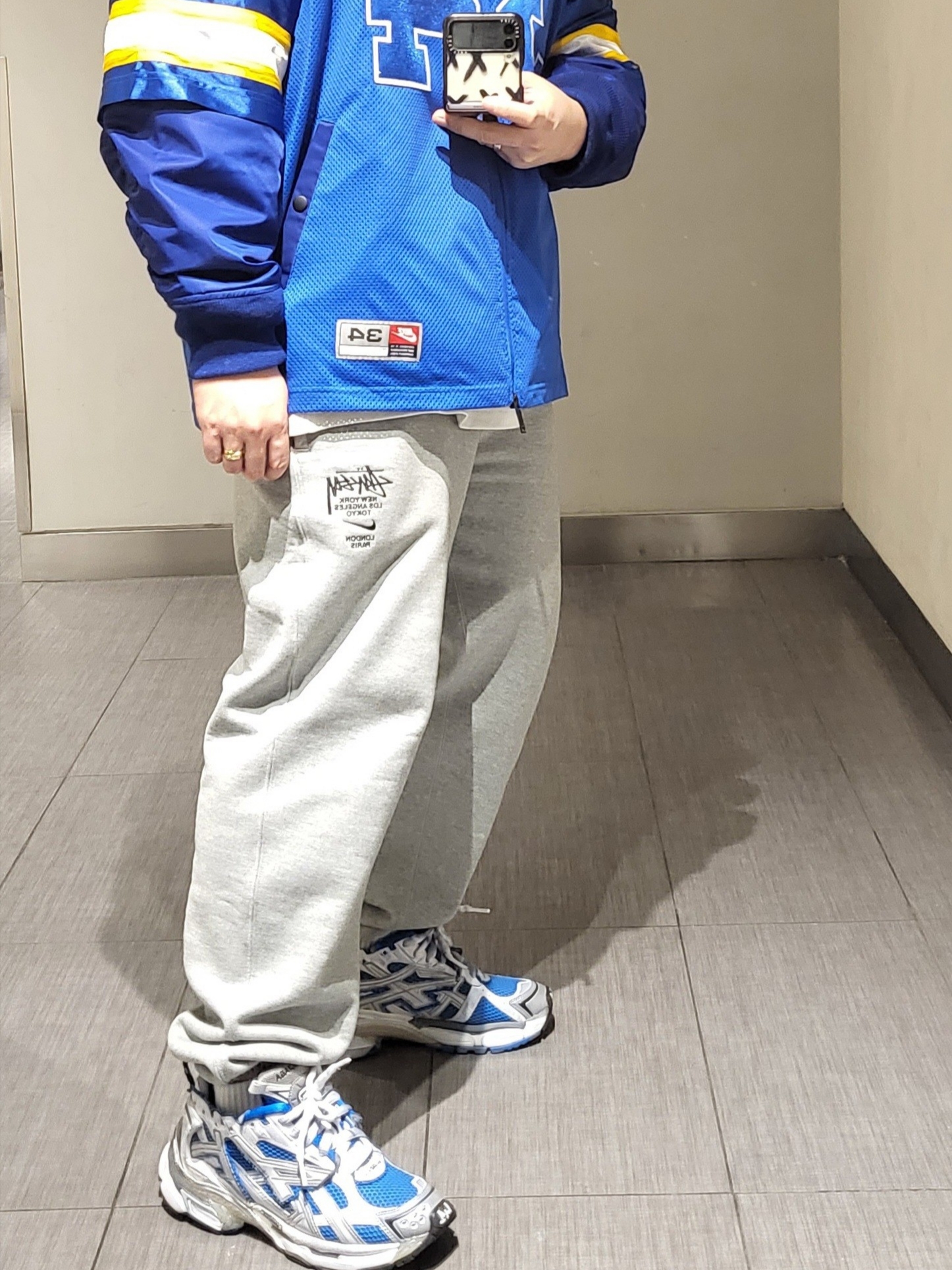 Nike x Ambush Jacket Deep Royal Blue - Asia 착용 스타일 - 1