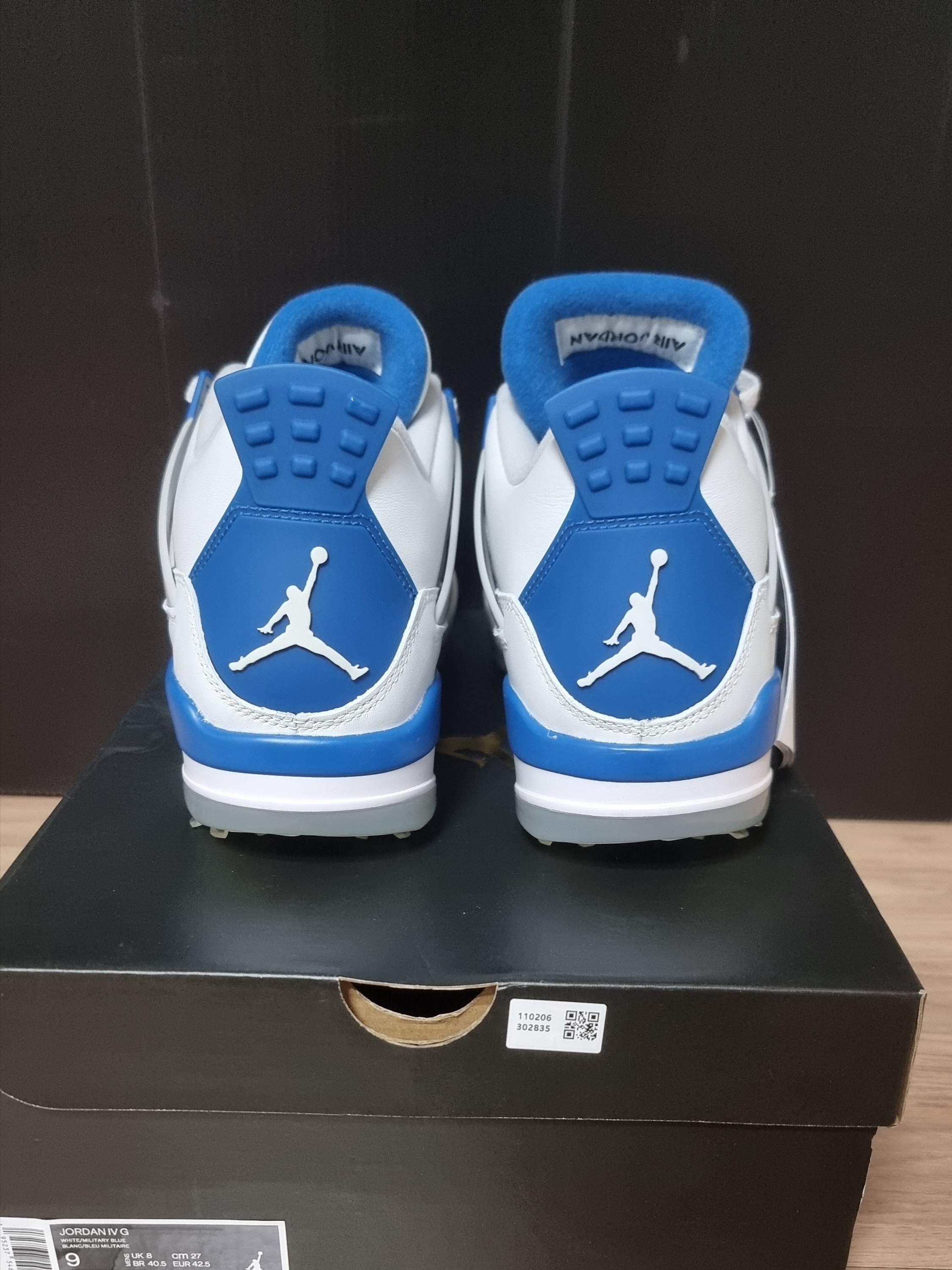 Jordan 4 Golf White Military Blue 착용 스타일 - 4