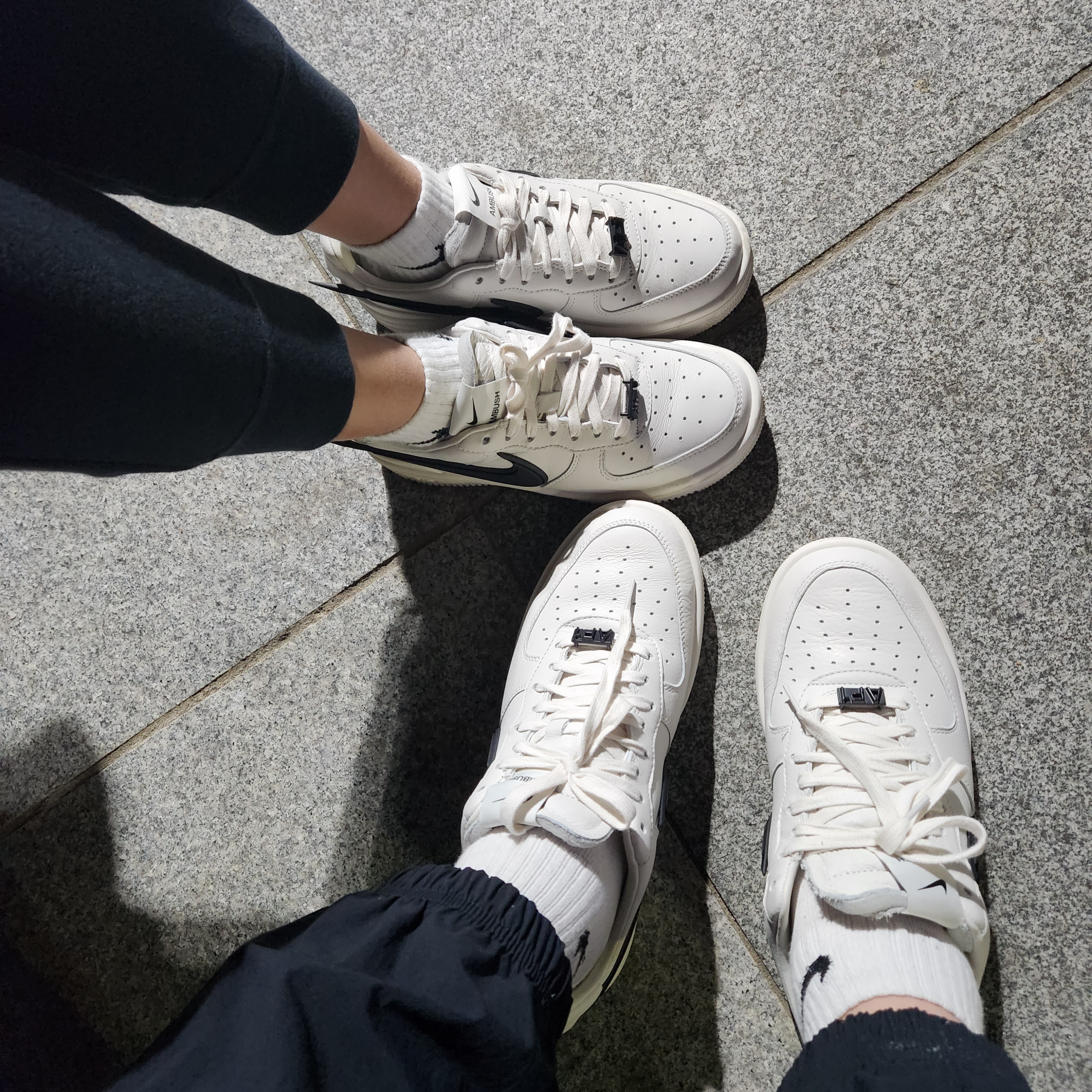 Nike x Ambush Air Force 1 Low SP Phantom 착용 스타일