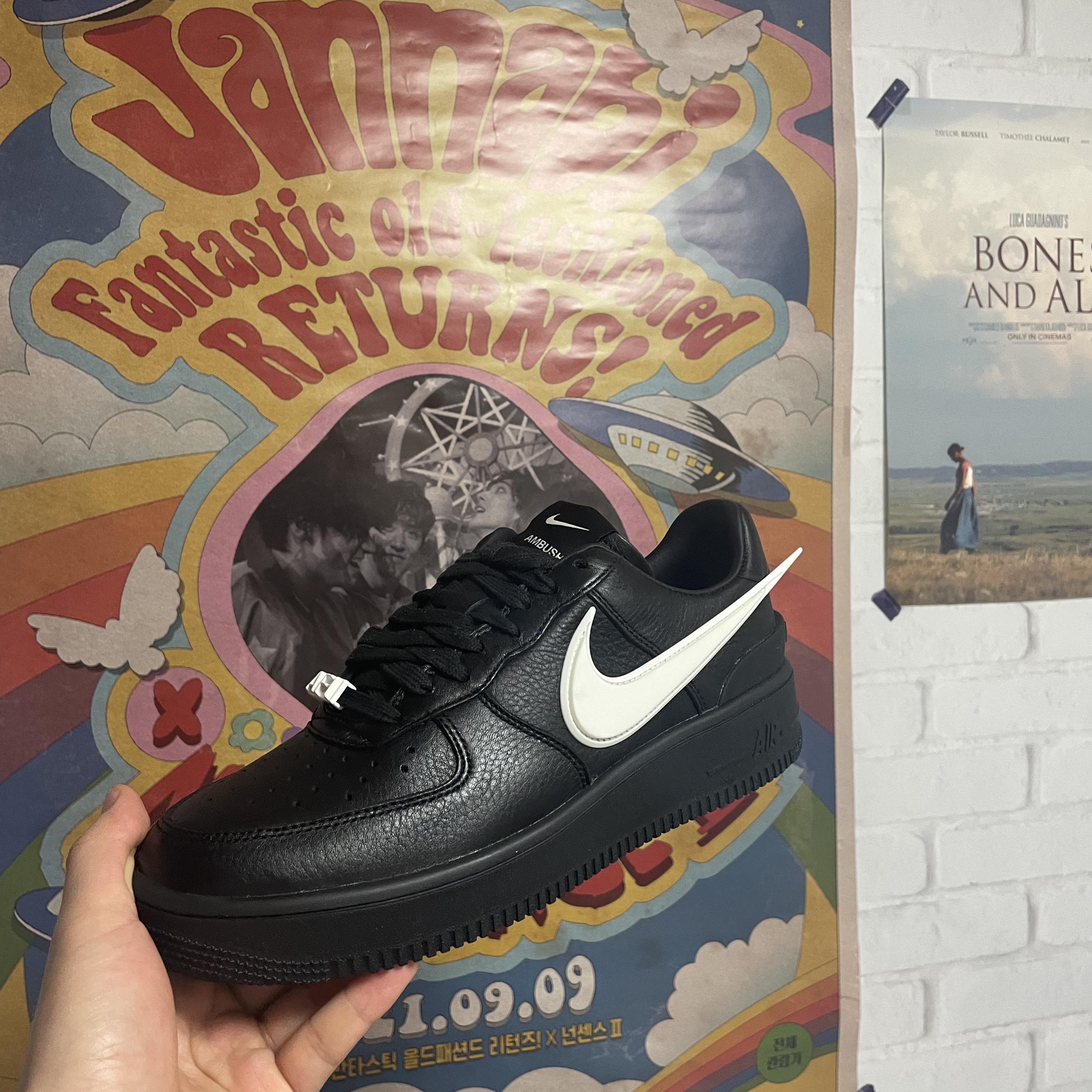 Nike x Ambush Air Force 1 Low SP Black 착용 스타일