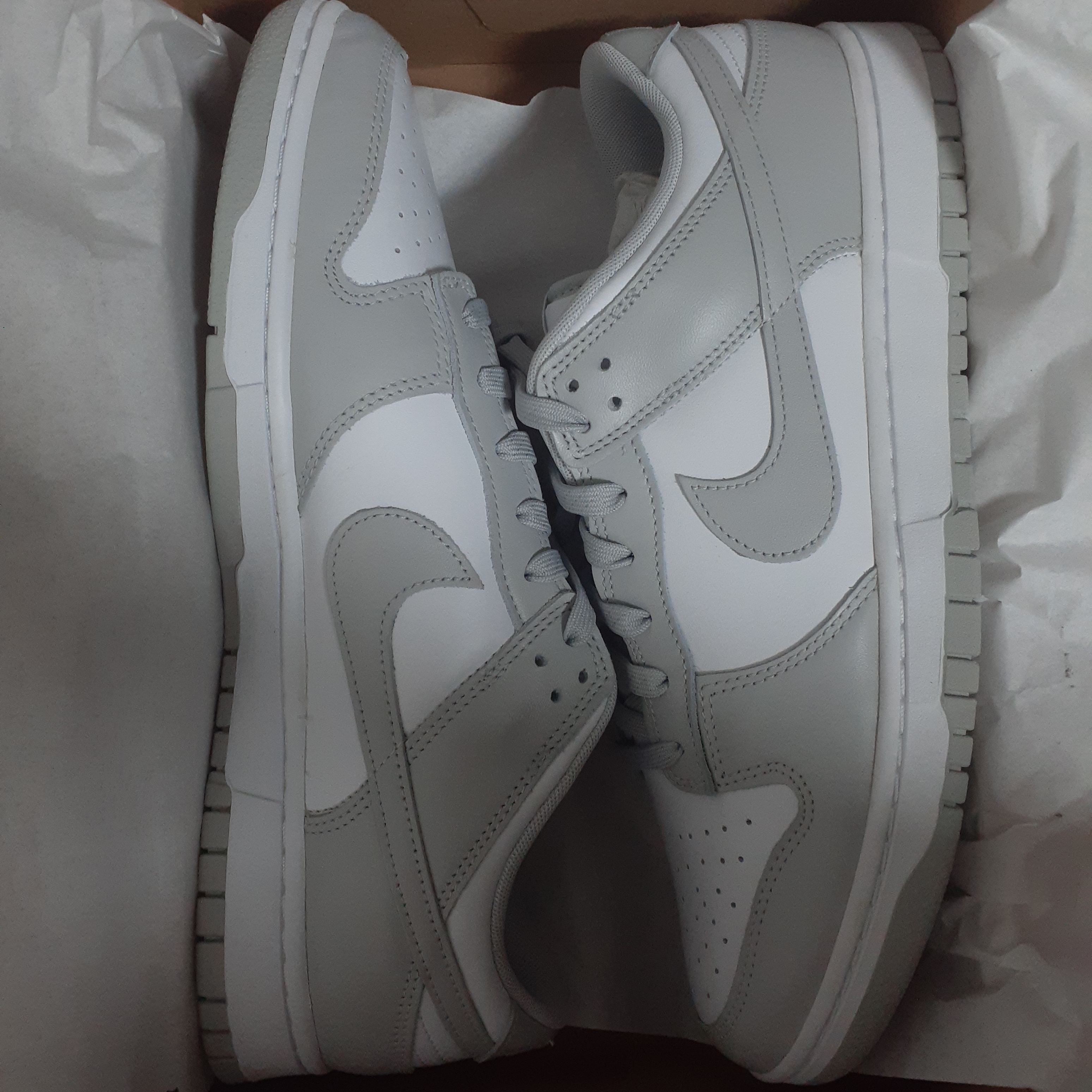 Nike Dunk Low Retro Grey Fog 착용 스타일 - 2