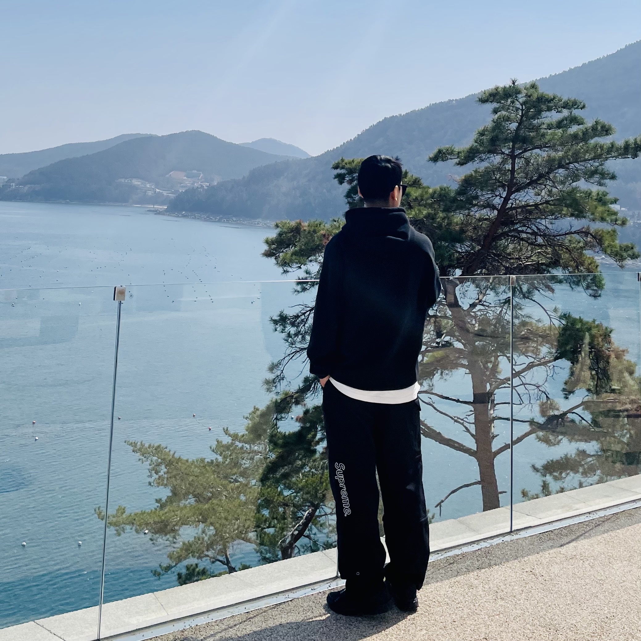 Supreme x The North Face Trekking Zip-Off Belted Pants Black - 22SS 착용 스타일
