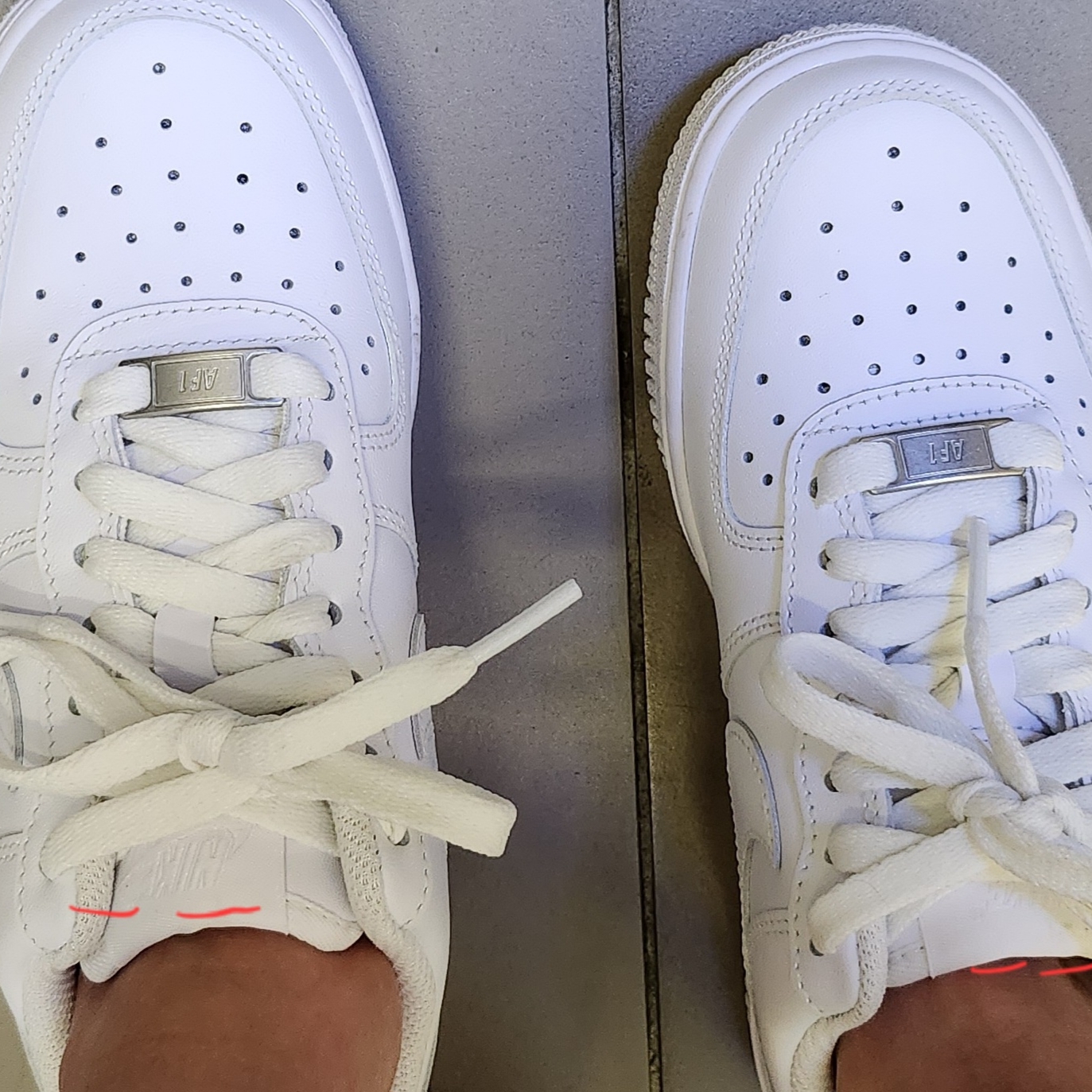 (W) Nike Air Force 1 '07 Low White 착용 스타일 - 1