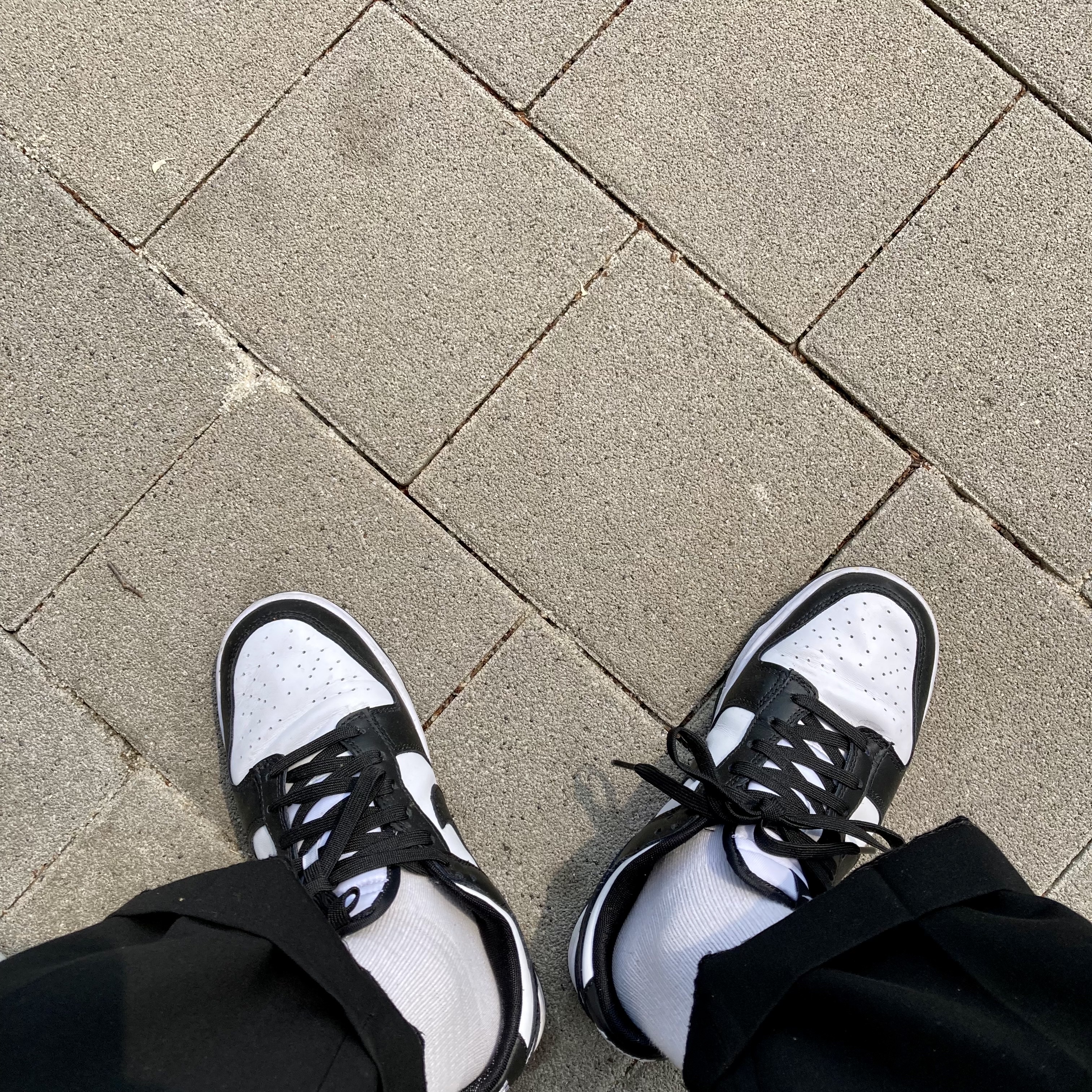 Nike Dunk Low Retro Black 착용 스타일