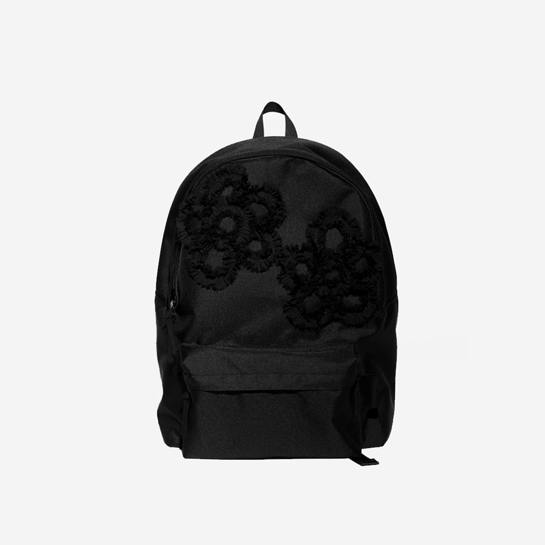 23_SS_BG_00002_BK Saenginstudios Women Flower Lace Backpack Black