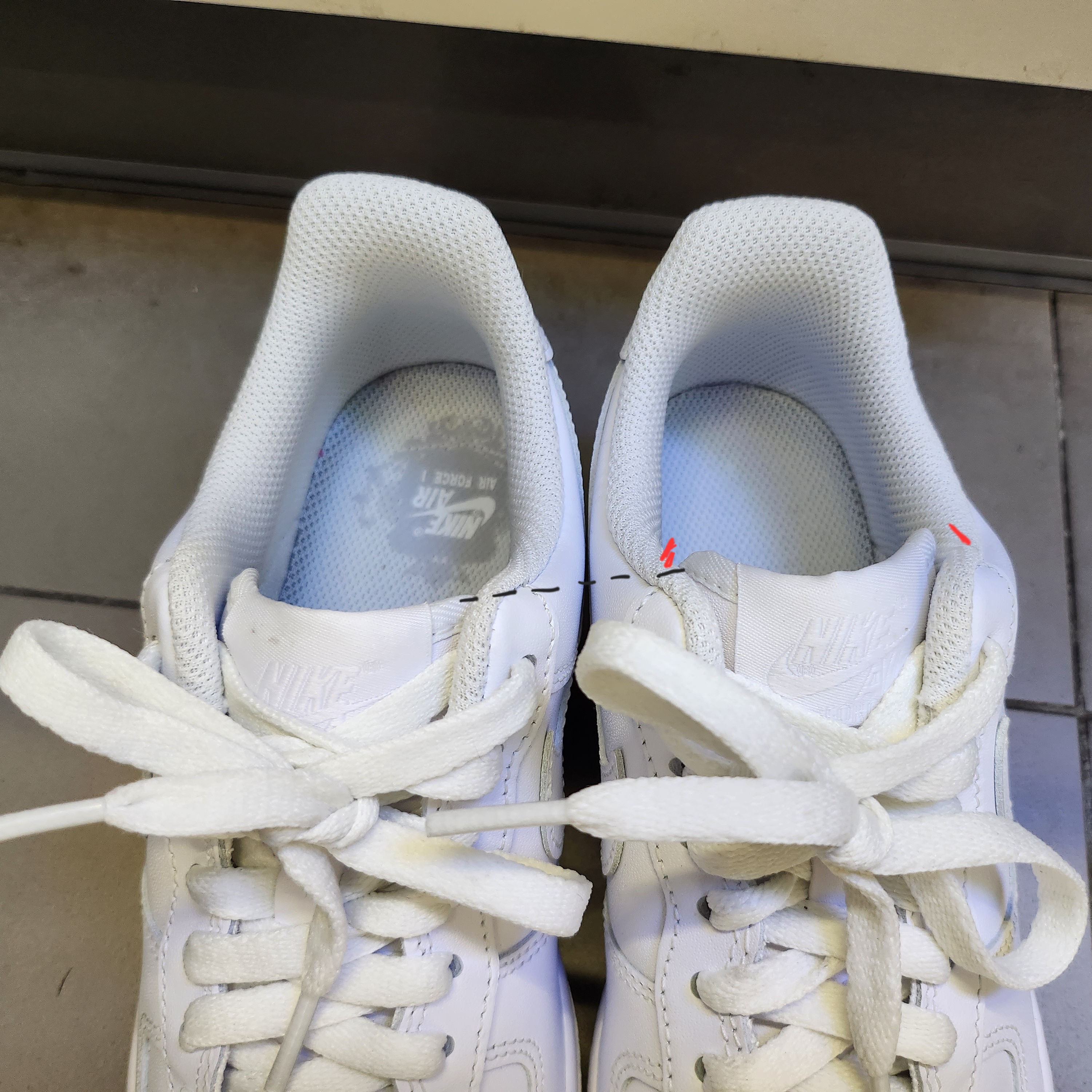 (W) Nike Air Force 1 '07 Low White 착용 스타일 - 2