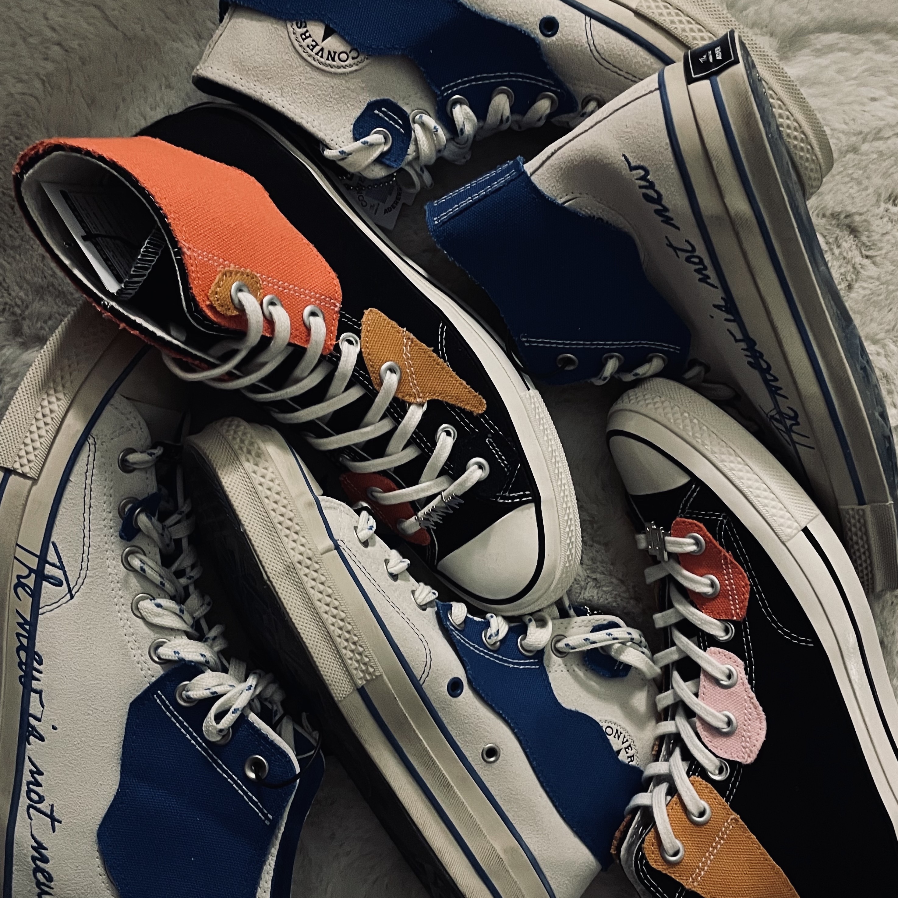 Converse x Ader Error Chuck 70 High White 착용 스타일