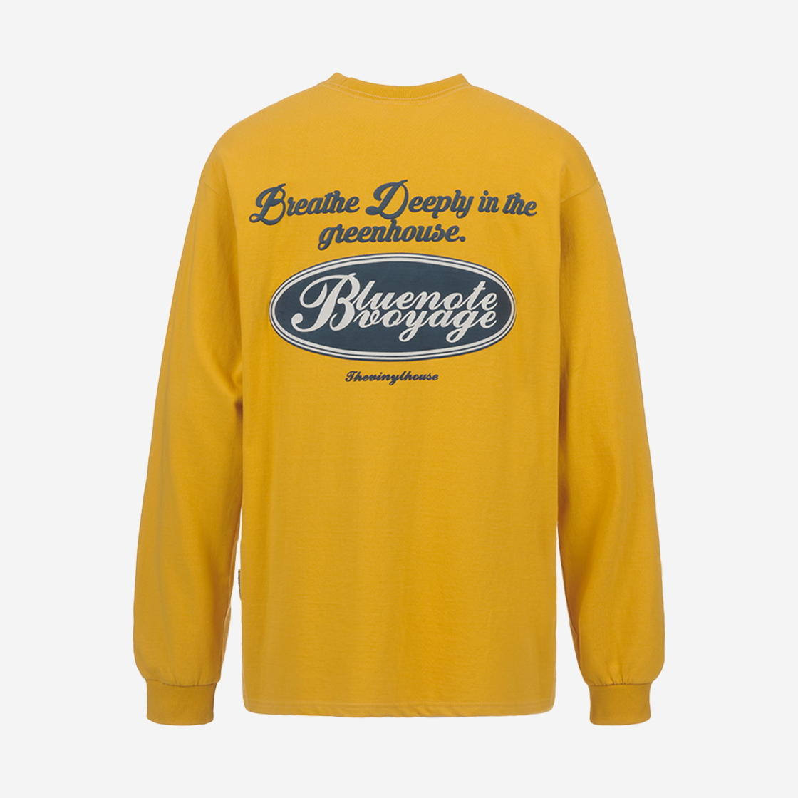 더바이닐하우스 블루 노트 보야주 롱슬리브 티셔츠 옐로우(Thevinylhouse Blue Note Voyage LS T-Shirt Yellow) - 3