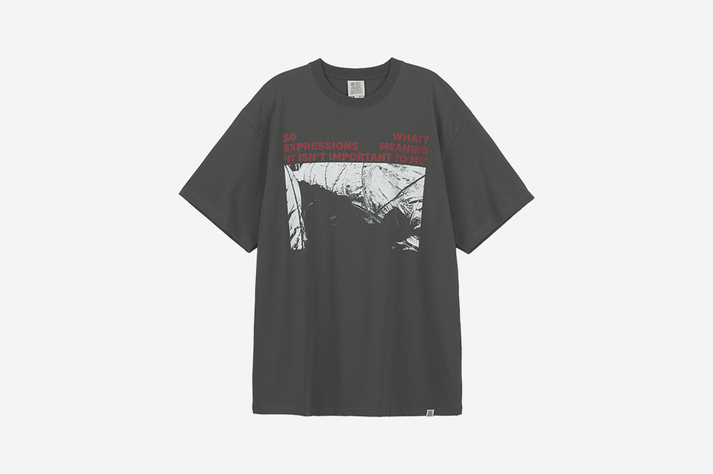 더바이닐하우스 소 왓 티셔츠 차콜 | Thevinylhouse | KREAM Thevinylhouse So What T-Shirt Charcoal