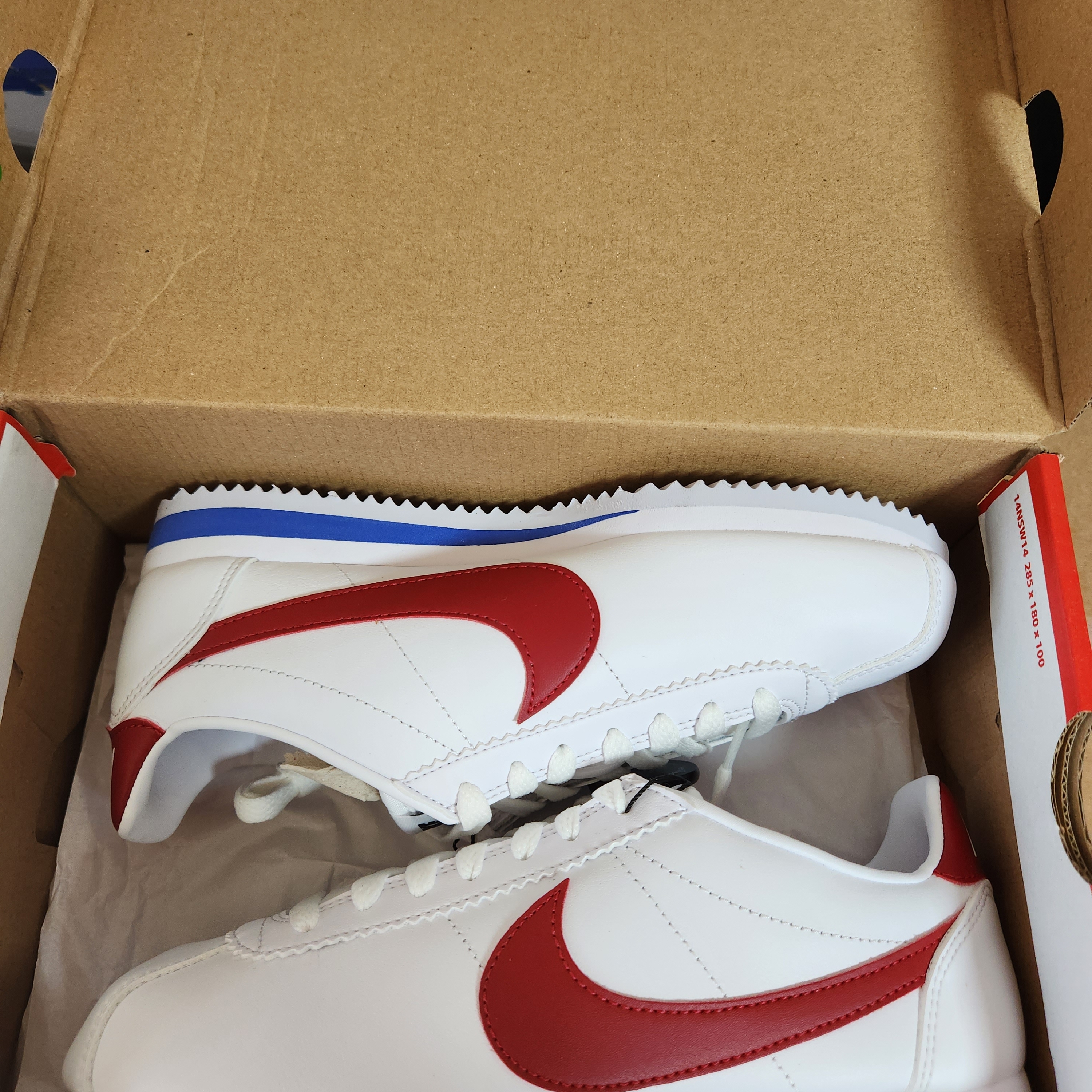 (W) Nike Classic Cortez Leather Forrest Gump 2017 착용 스타일 - 1