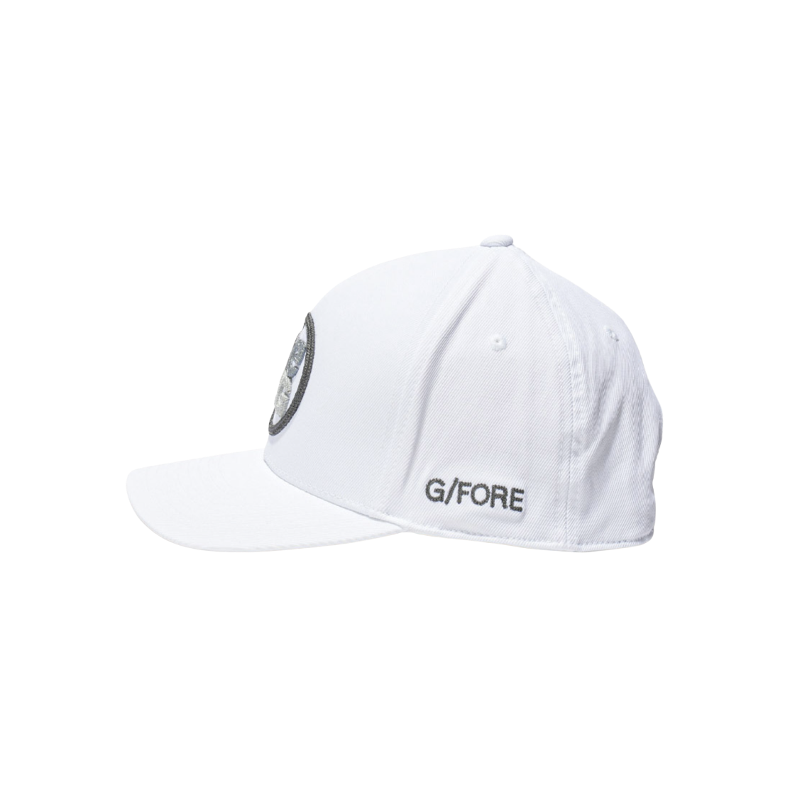 G/Fore Circle G’s Stretch Twill Snapback Hat Snow Charcoal 상세 이미지 2