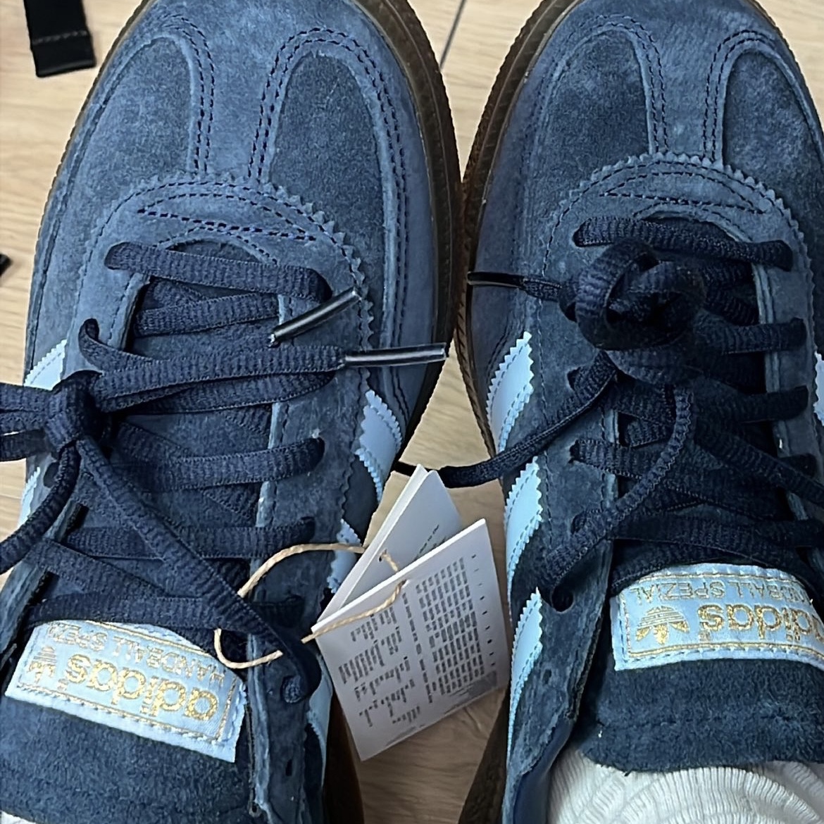 Adidas Spezial Handball Collegiate Navy 착용 스타일