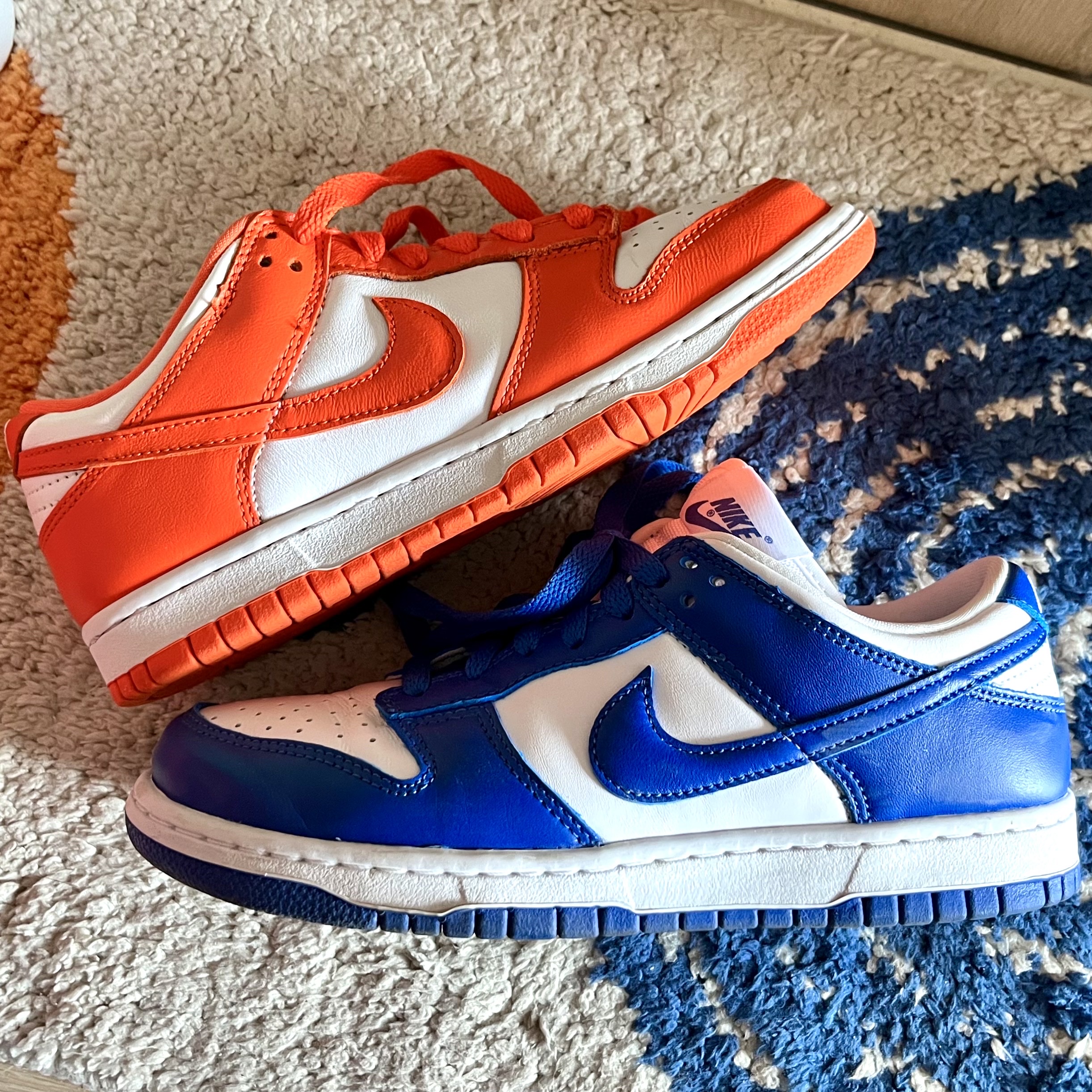 Nike Dunk Low SP Syracuse 2020, Nike Dunk Low SP Kentucky 2022 착용 스타일