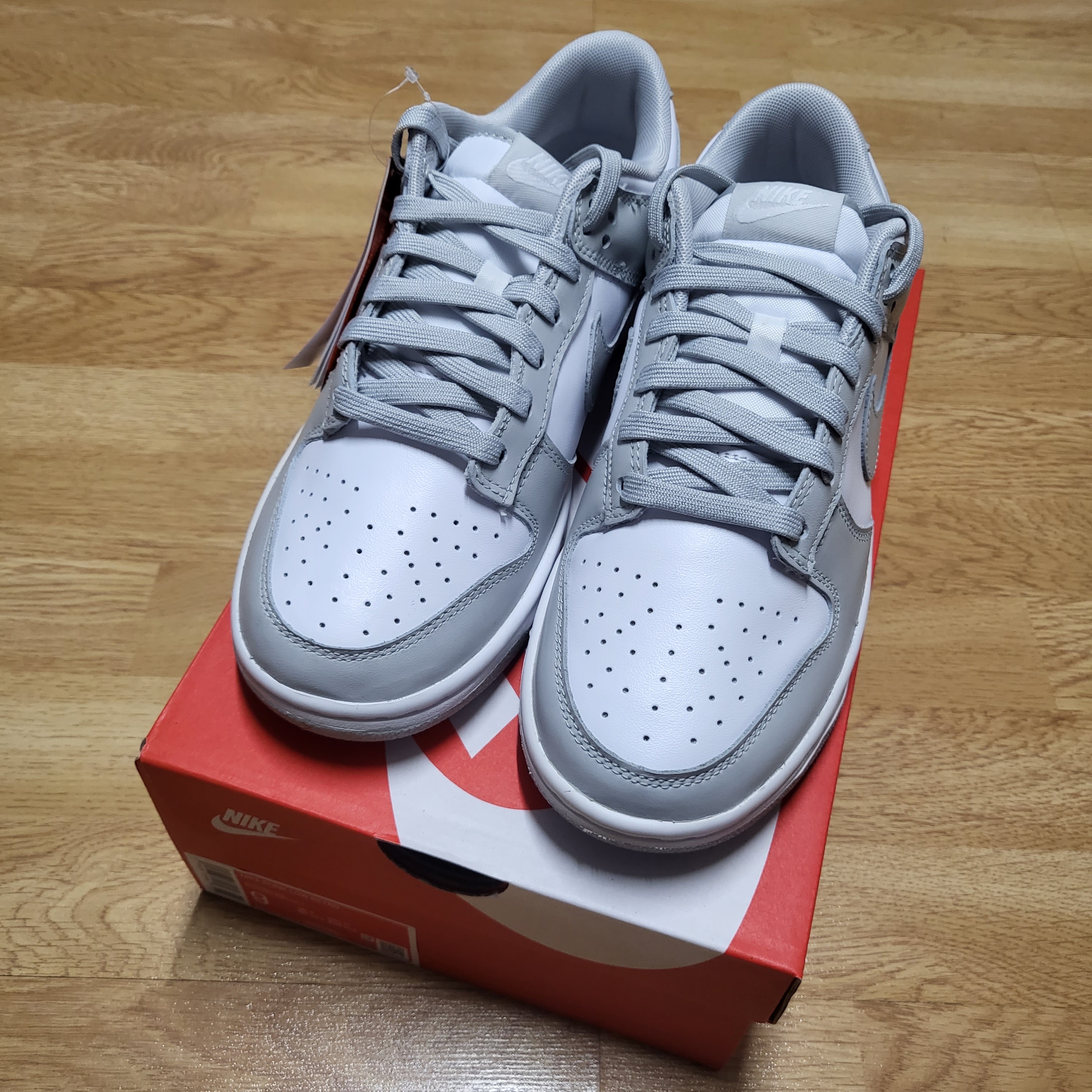 Nike Dunk Low Retro Grey Fog 착용 스타일 - 3