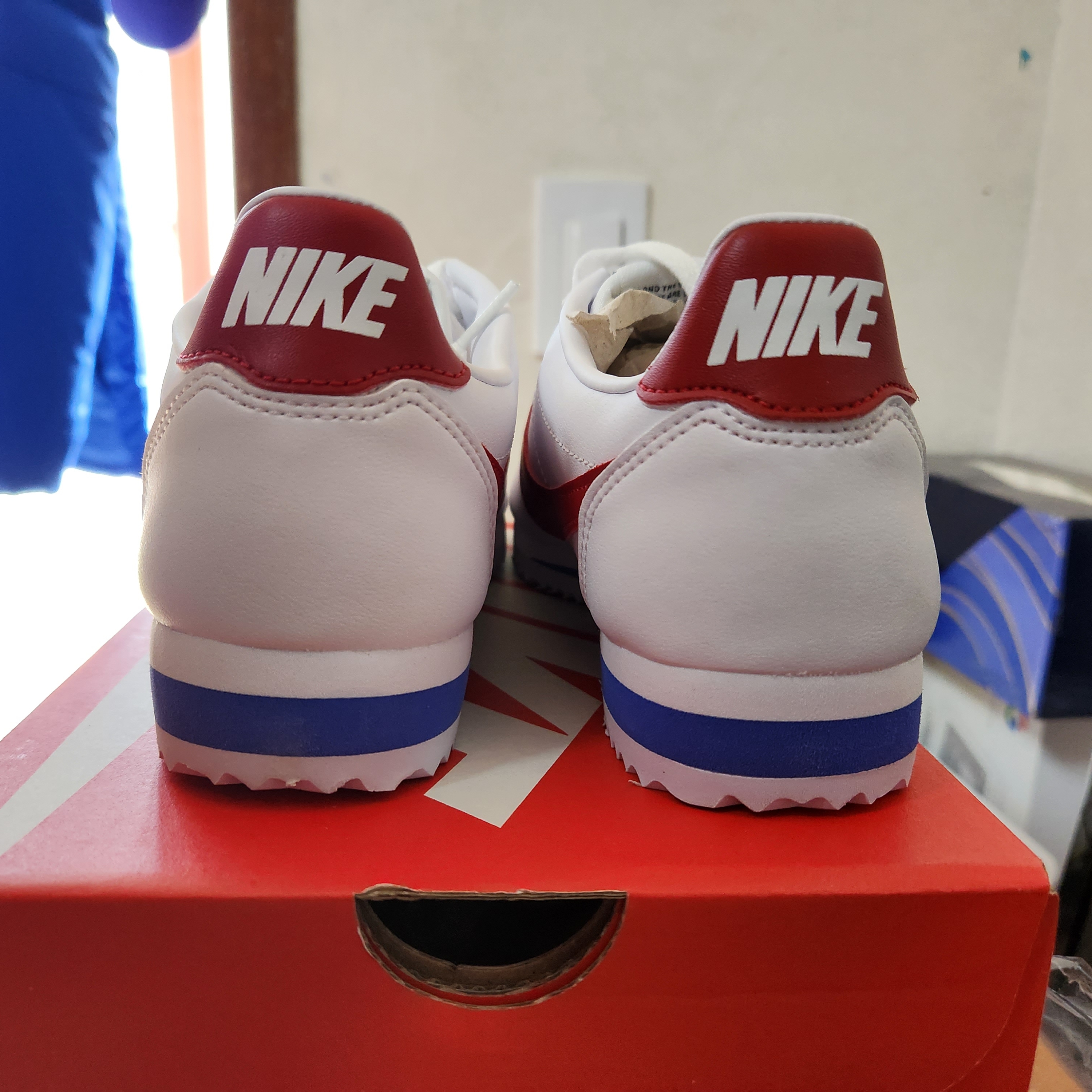 (W) Nike Classic Cortez Leather Forrest Gump 2017 착용 스타일 - 4