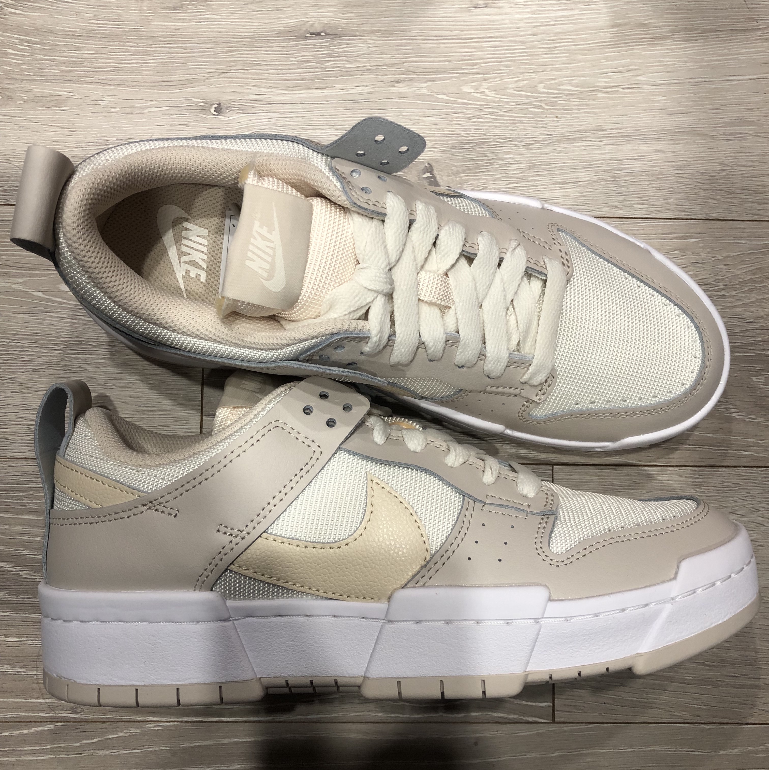 (W) Nike Dunk Low Disrupt Desert Sand 착용 스타일